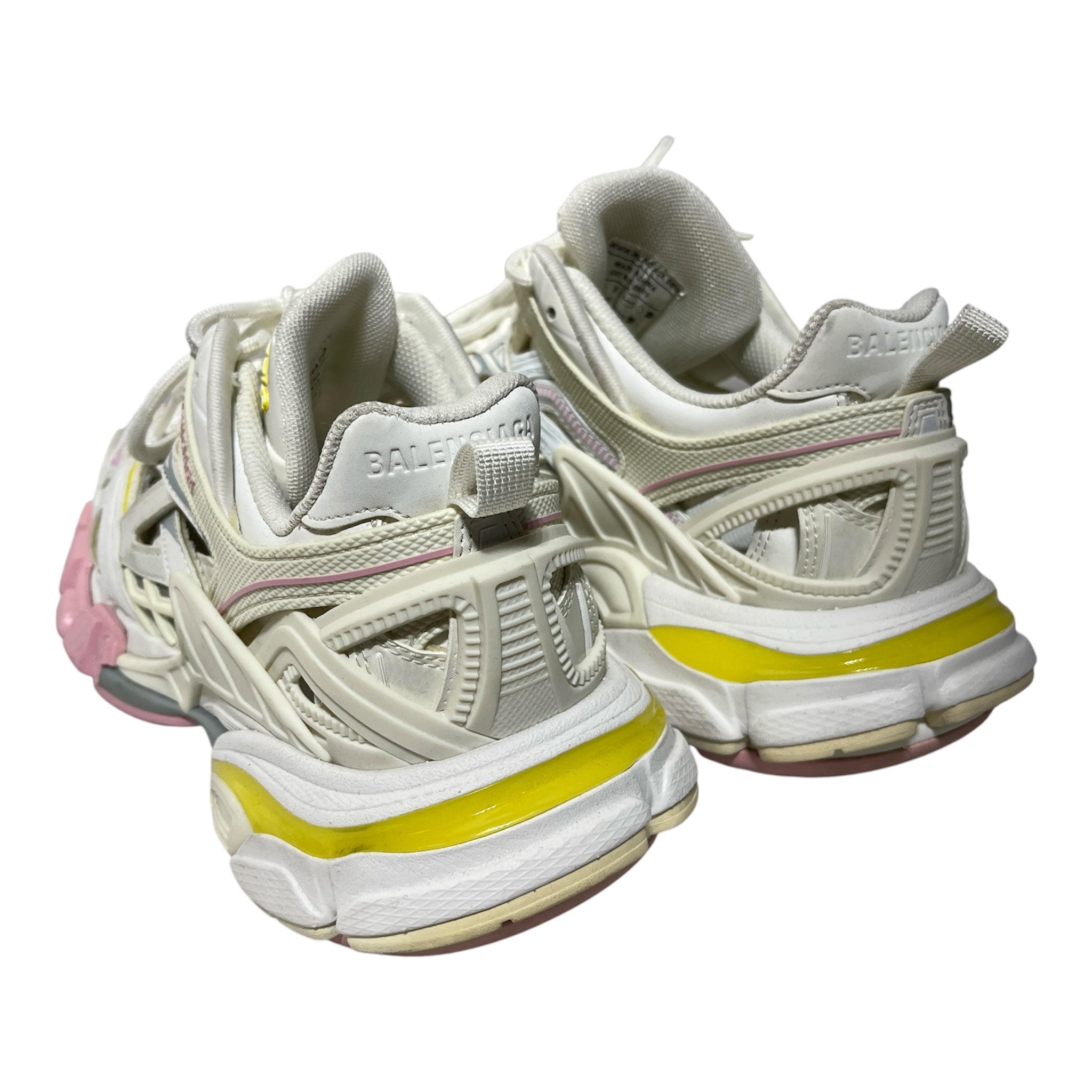 BALENCIAGA/Low-Sneakers/US 6/Leather/WHT/track 2.0 view 2