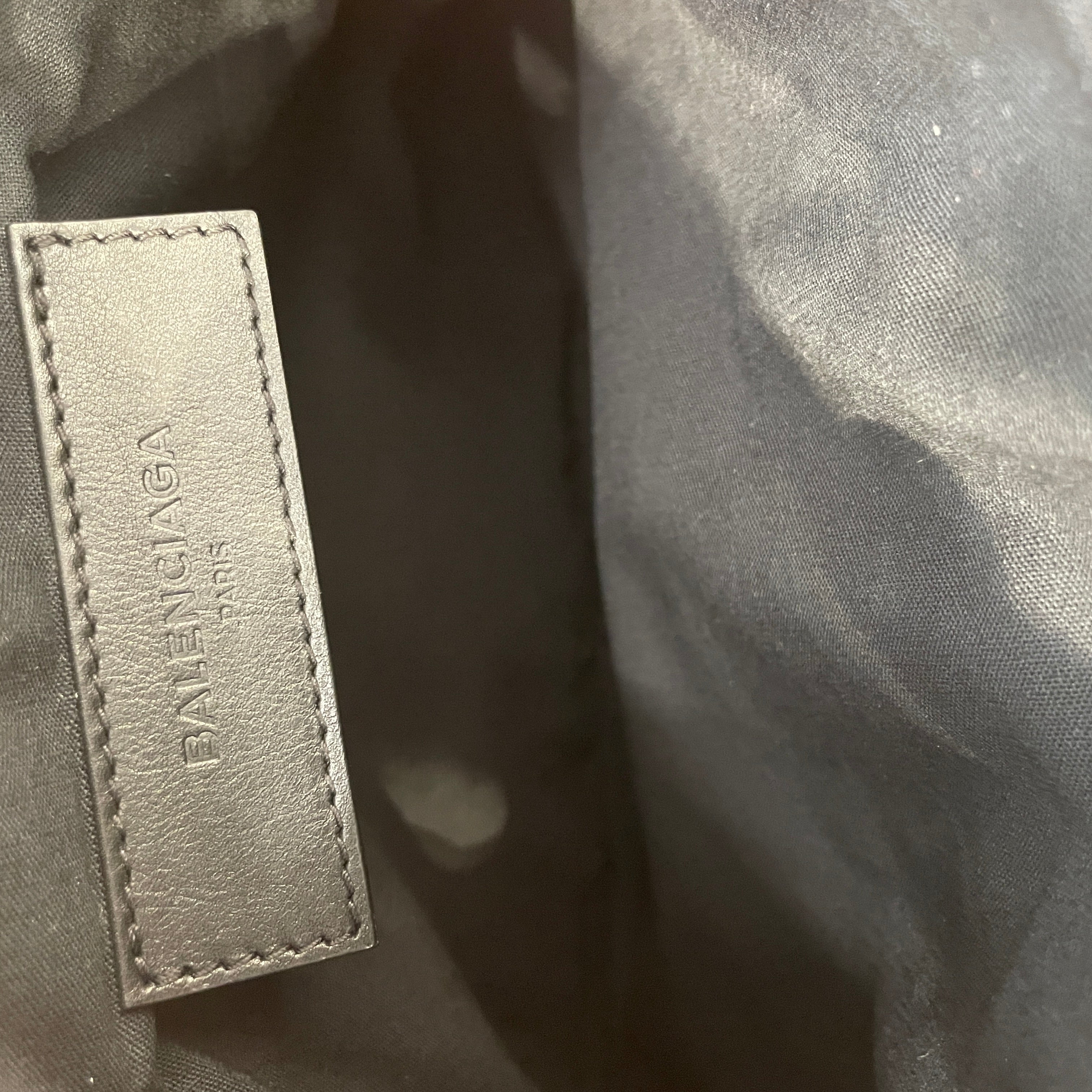 BALENCIAGA/Pouch/Suede/BLK/CITY CLIP CLUTCH view 4