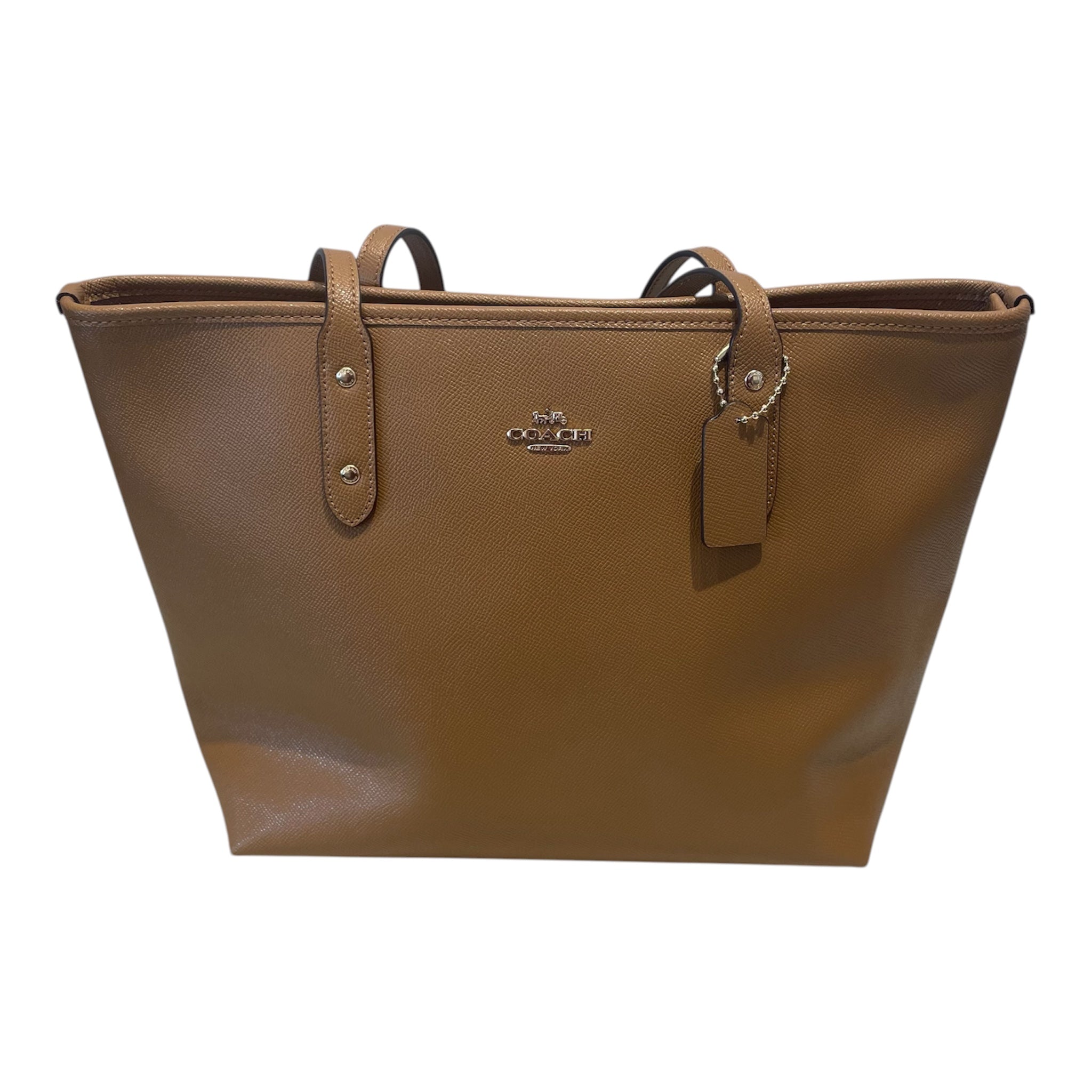 COACH/Tote Bag/Leather/BEG/City Zip (F58846) view 1