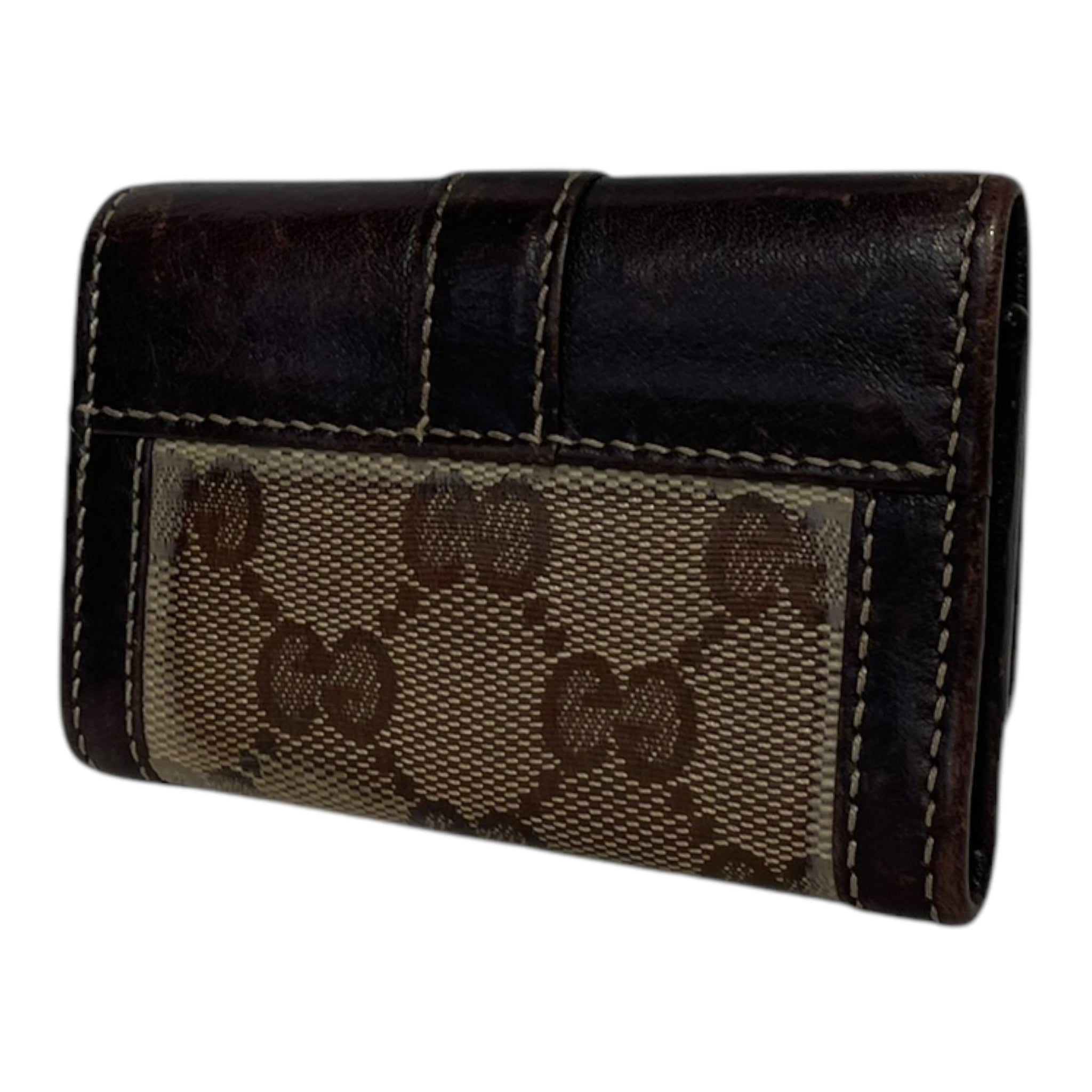GUCCI/Wallet/Monogram/Leather/BEG/GUCCI-Bowtie-Wallet-Monogram view 2