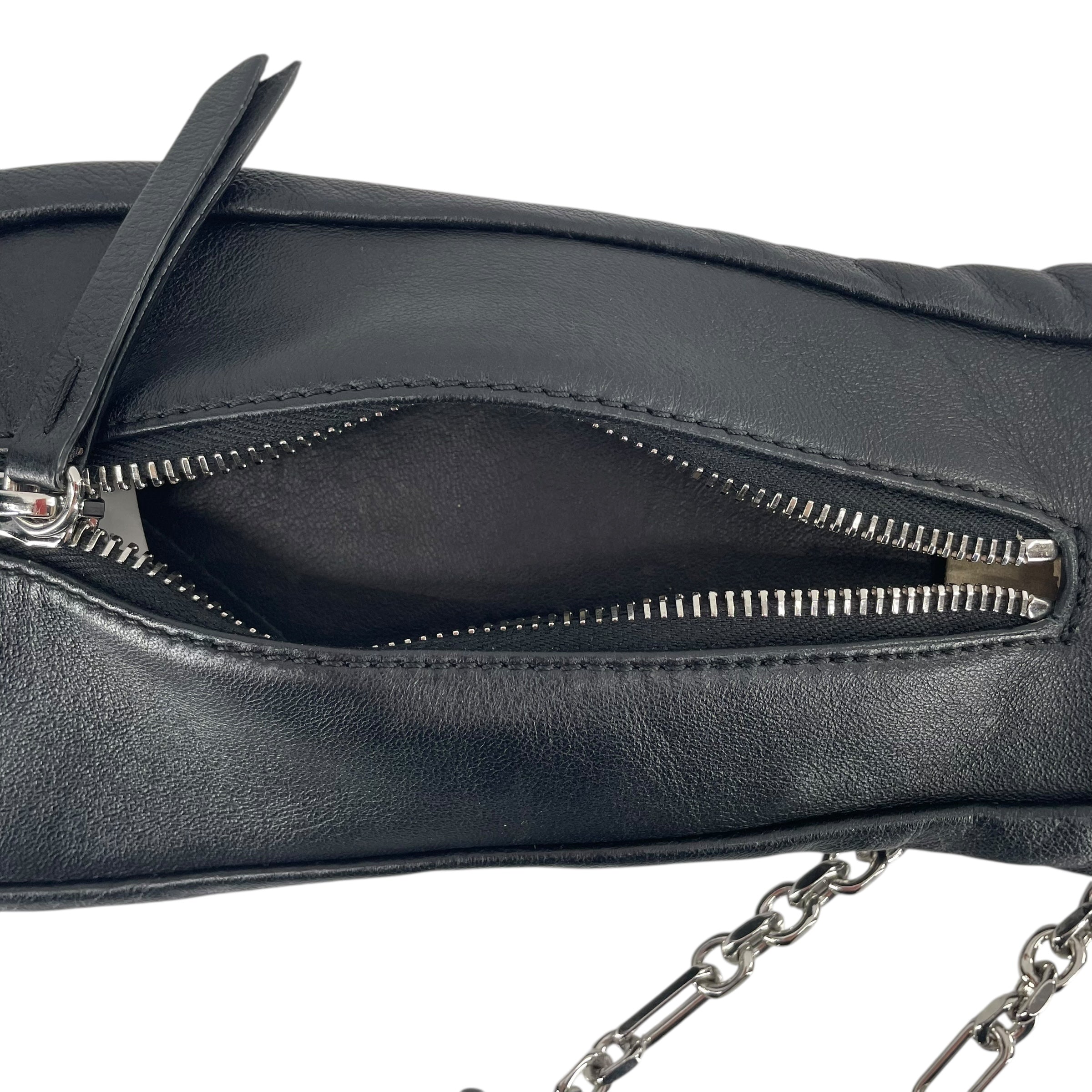 Maison Margiela/Cross Body Bag/Leather/BLK/TABI SHOE BAG+ZIPPER view 4