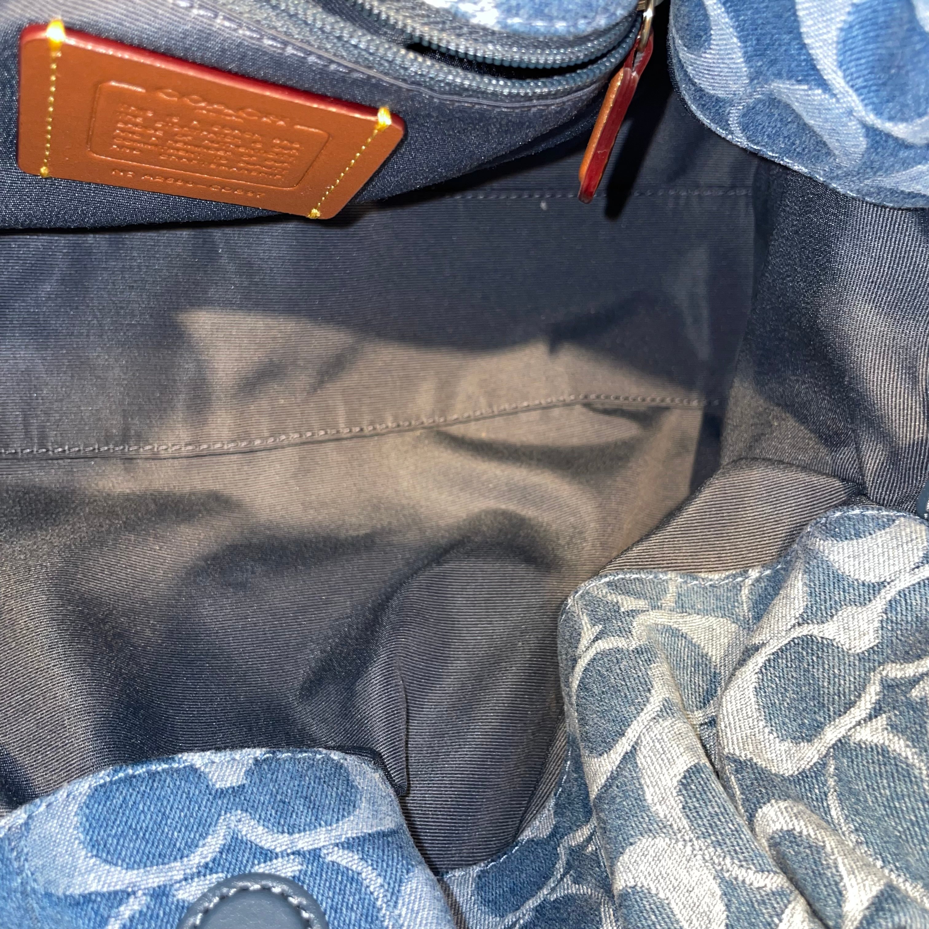 COACH/Cross Body Bag/Monogram/BLU/ view 5