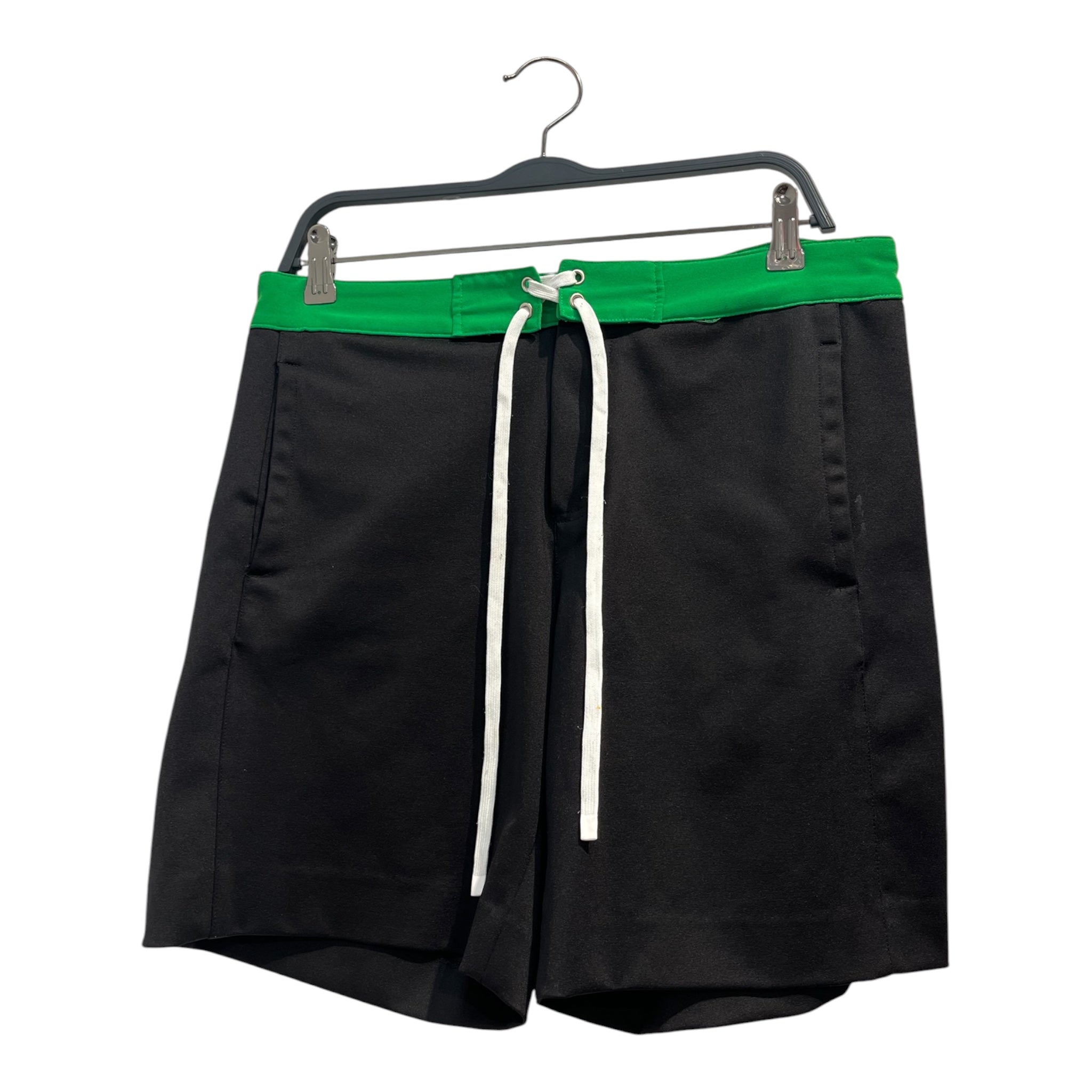 MIU MIU/Shorts/M/Cotton/BLK/GREEN WAIST BAND view 1