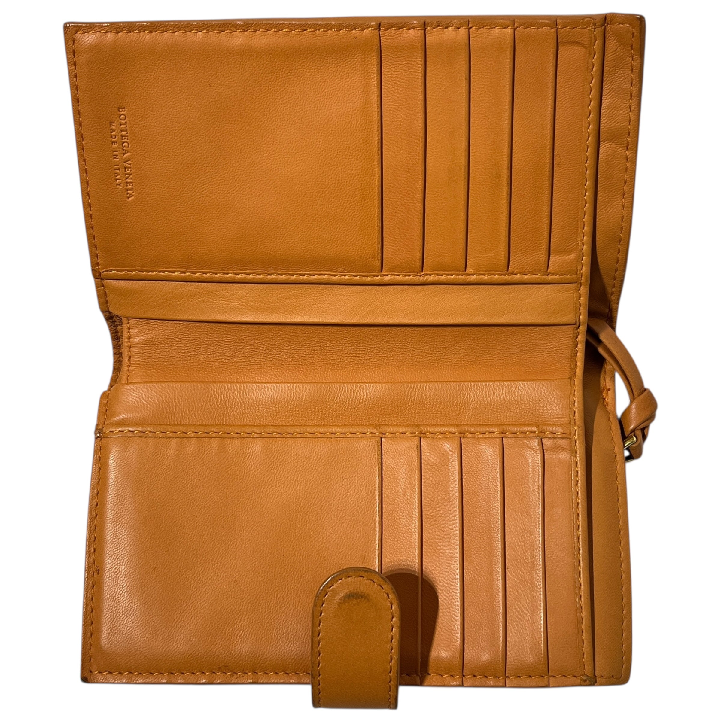 BOTTEGA VENETA/Bifold Wallet/Leather/ORN/Quilted Bifold w/ Coin Pouch view 4