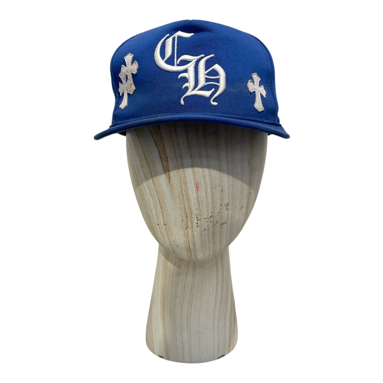 CHROME HEARTS/Trucker Cap/Graphic/Cotton/BLU/M's/CROSS view 1