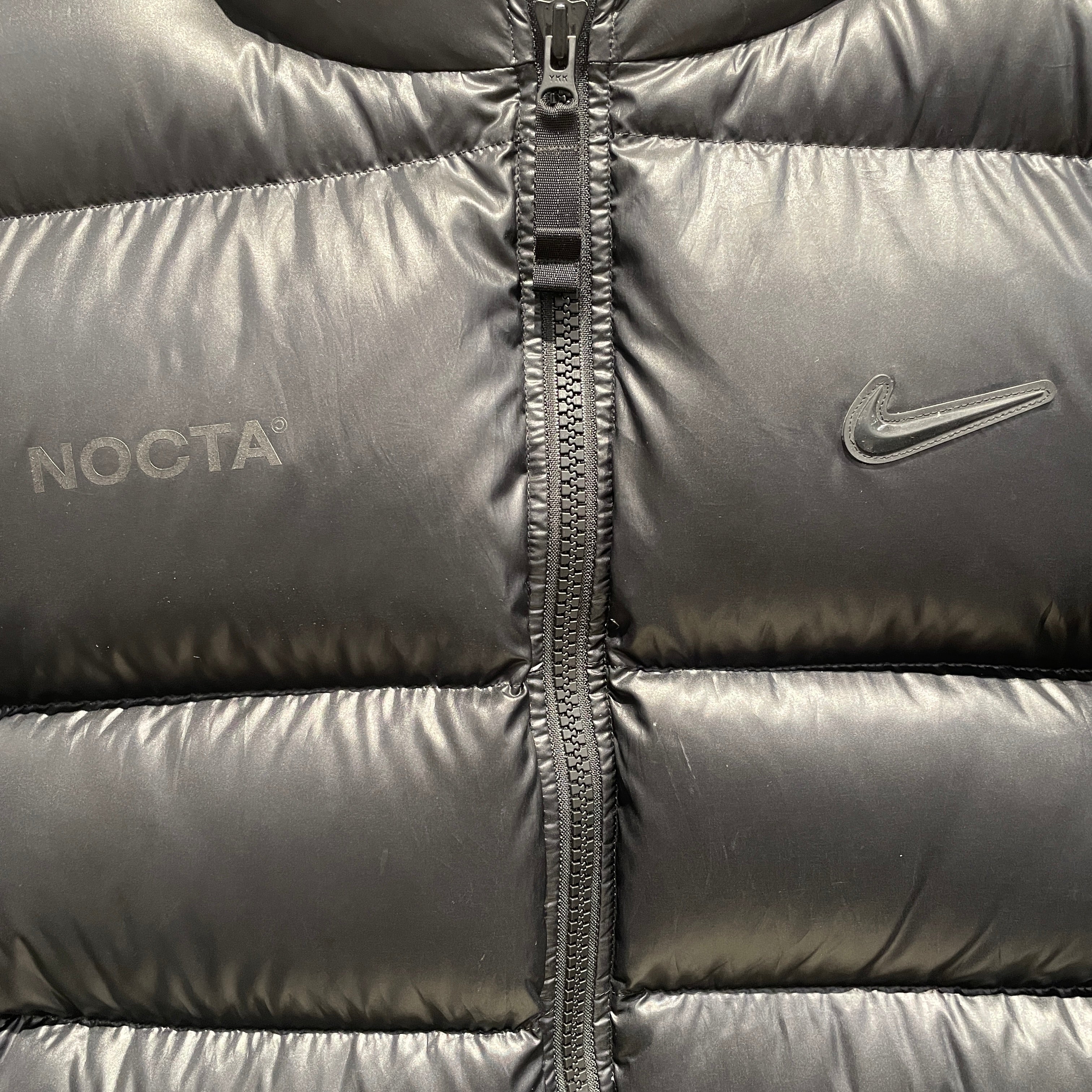 NIKE/NOCTA/Puffer Jkt/L/Nylon/BLK/Sunset Black Puffer Jacket view 6