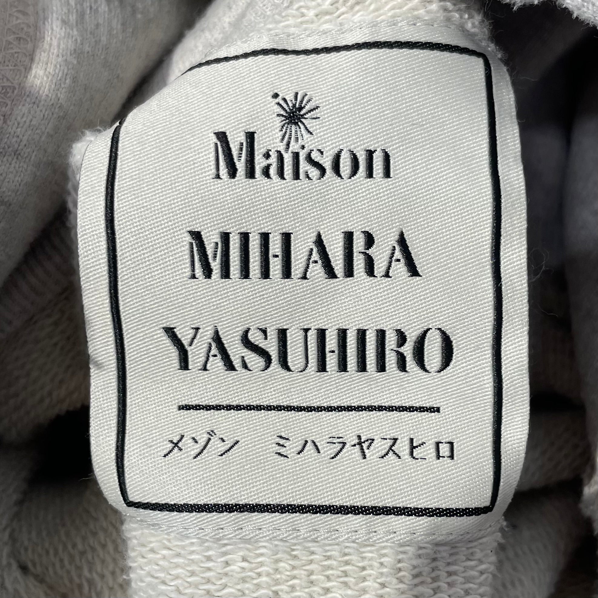 Maison Mihara Yasuhiro/Hoodie/48/Cotton/WHT/ view 3