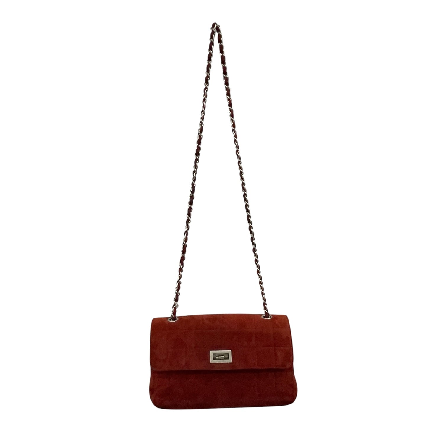 CHANEL/Cross Body Bag/Suede/RED/Red Chane Reissue Cross Body view 1