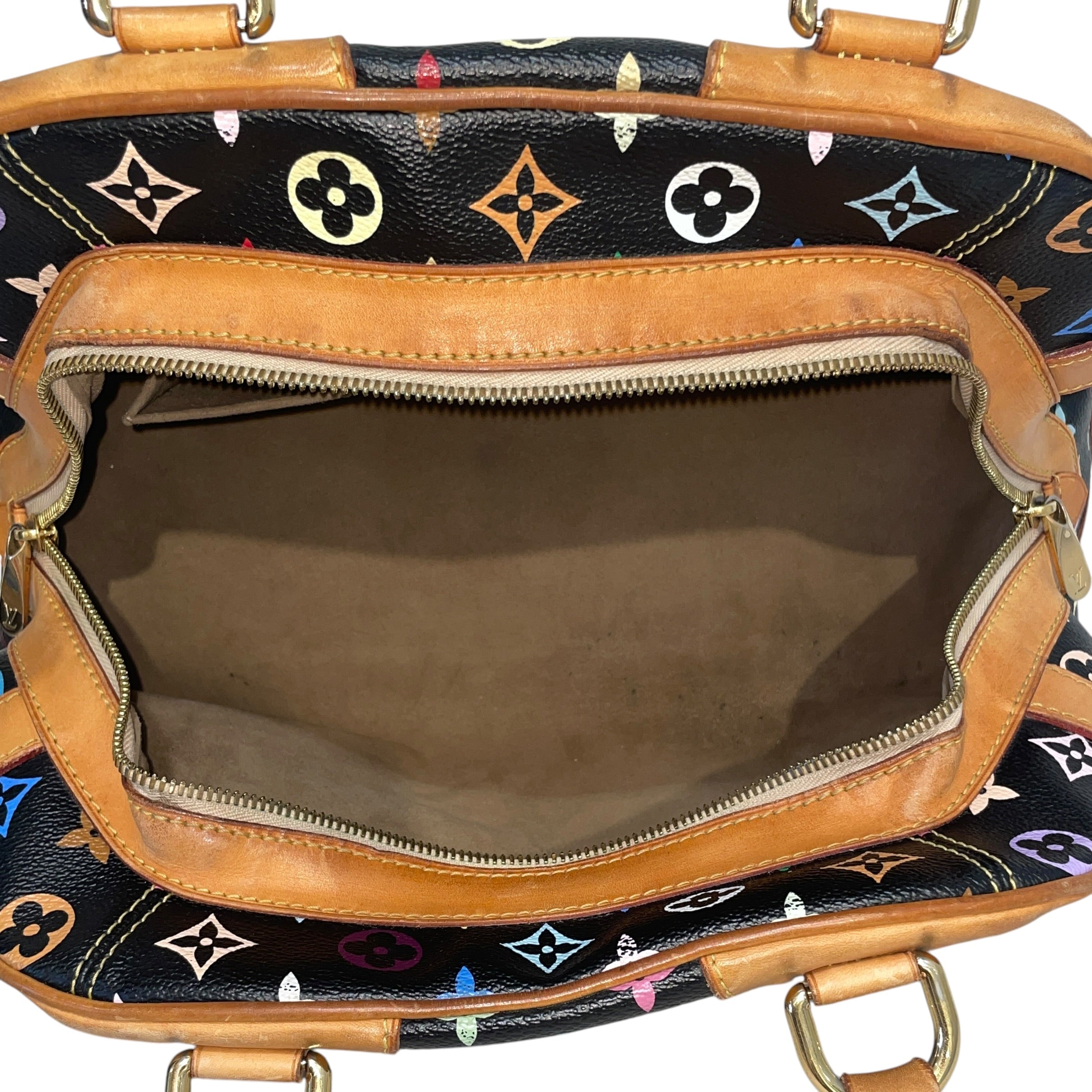 LOUIS VUITTON/Hand Bag/Monogram/Leather/BLK/Claudia Multicolor view 4