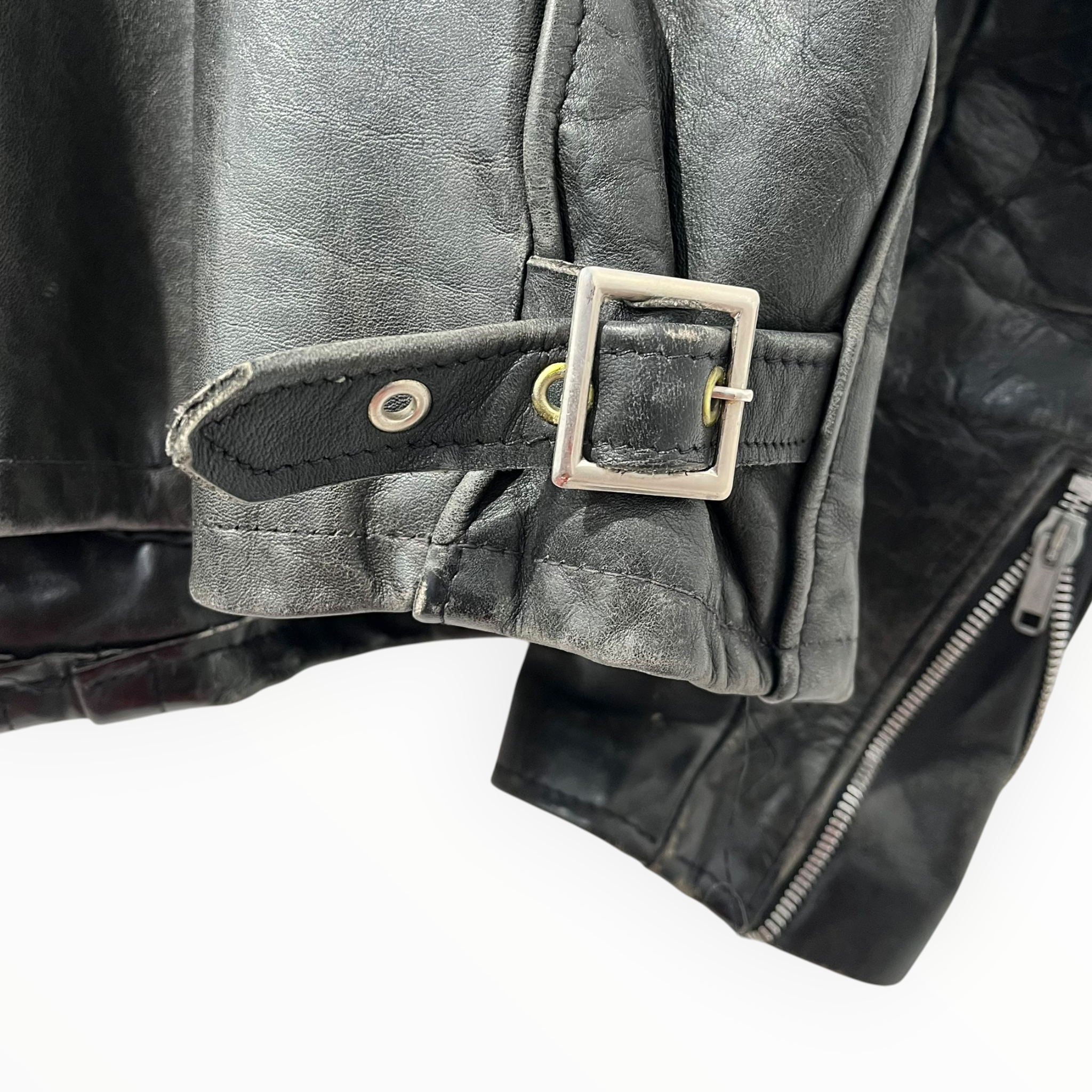 Schott/Vintage/Leather Jkt/46/Leather/BLK/REMOVABLE FUR LINNING view 3