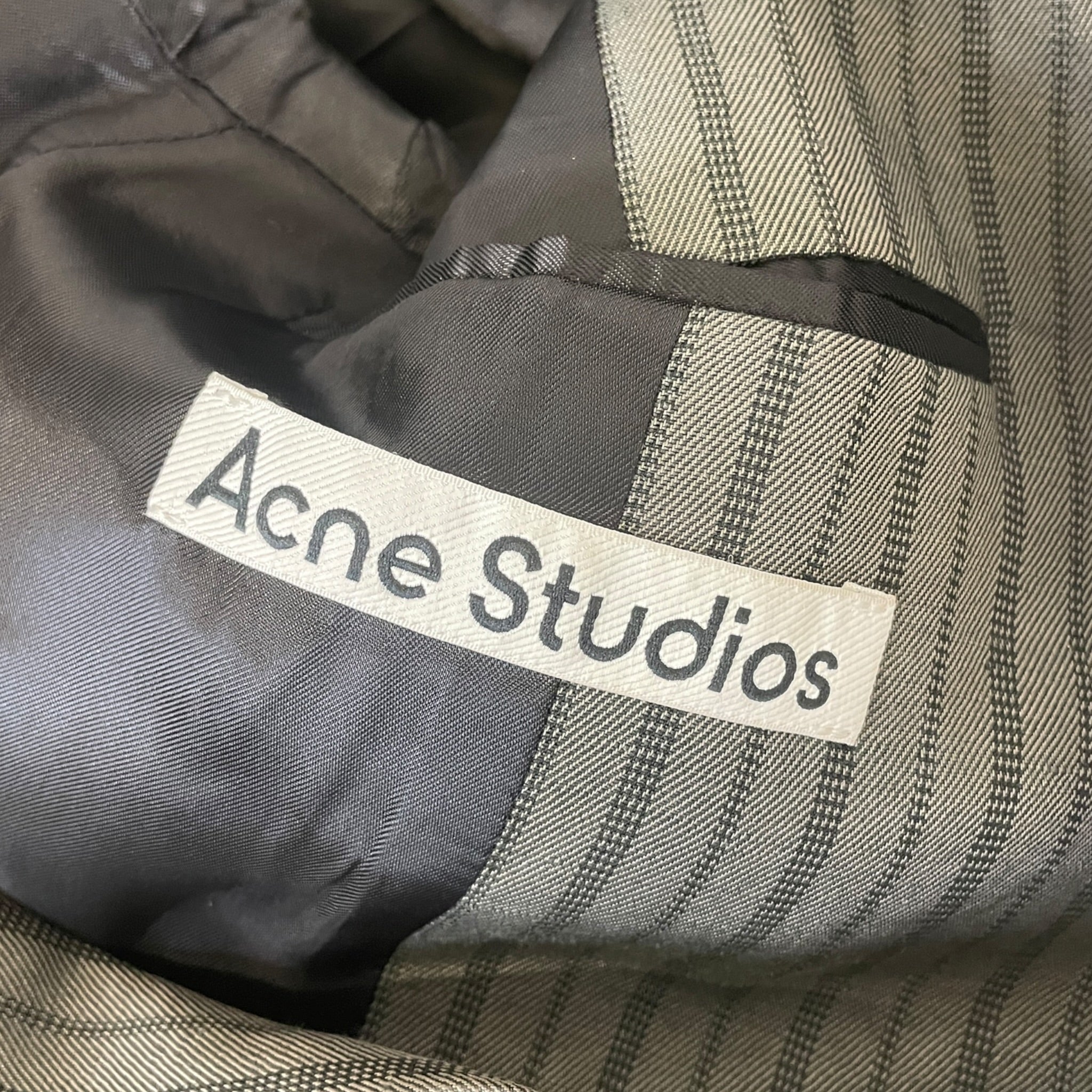 Acne Studios/Suits/M/Stripe/Linen/GRY/ view 3