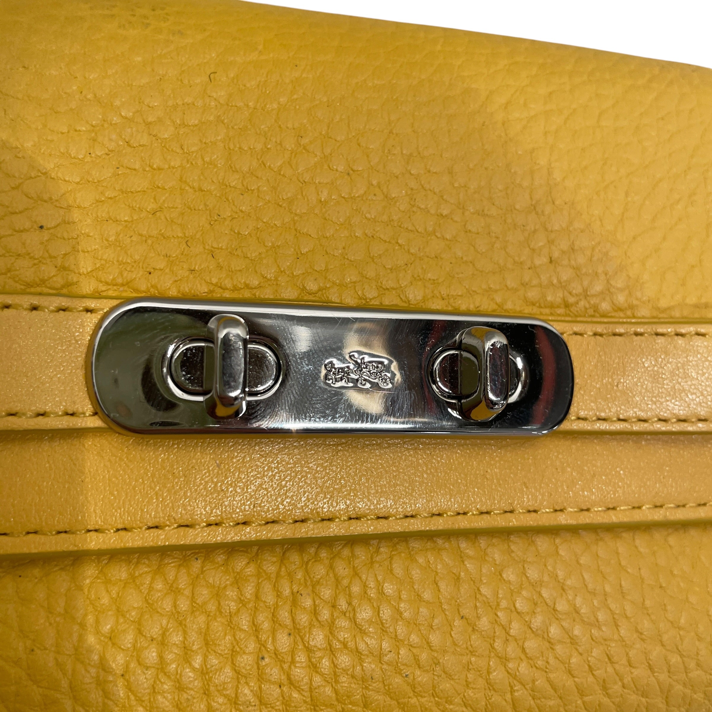 COACH/Long Wallet/Leather/YEL/L's/ view 3