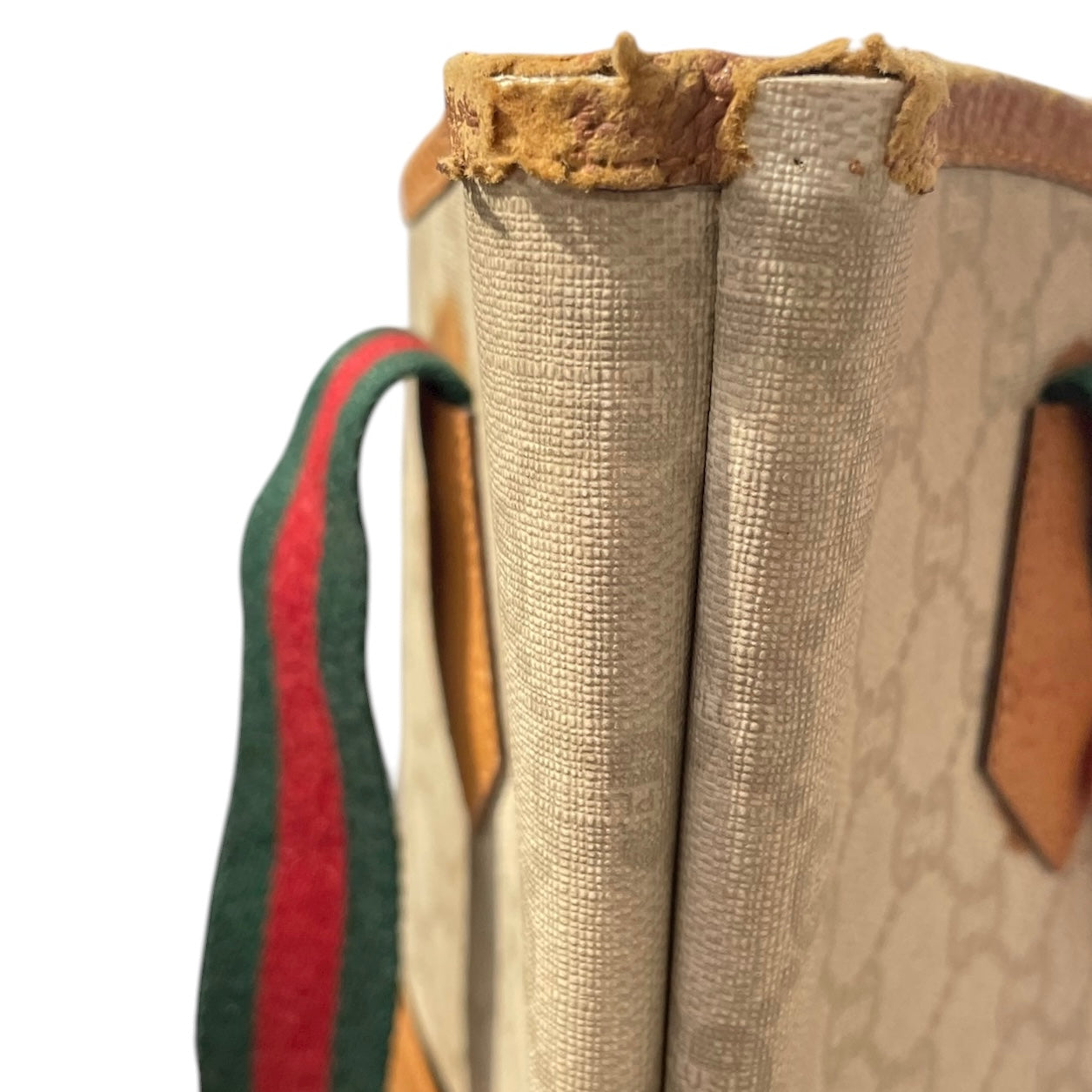 GUCCI PLUS/Tote Bag/L/Monogram/Leather/BEG/ view 9