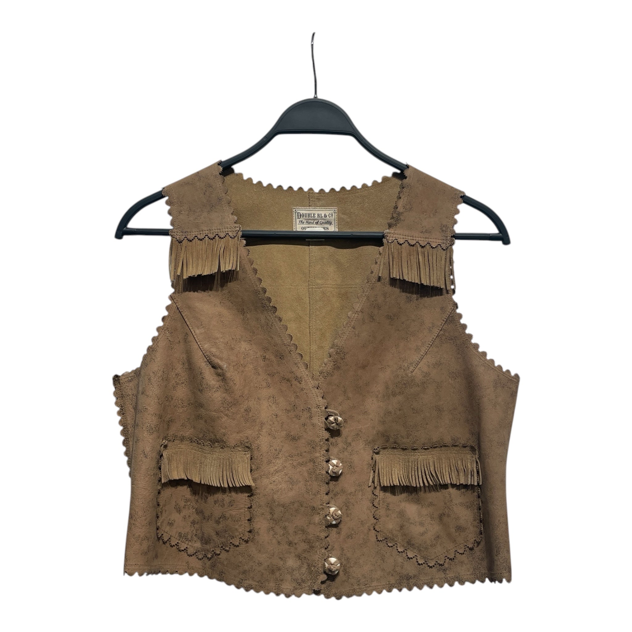 RRL/Vest/4/Leather/CML/ view 1