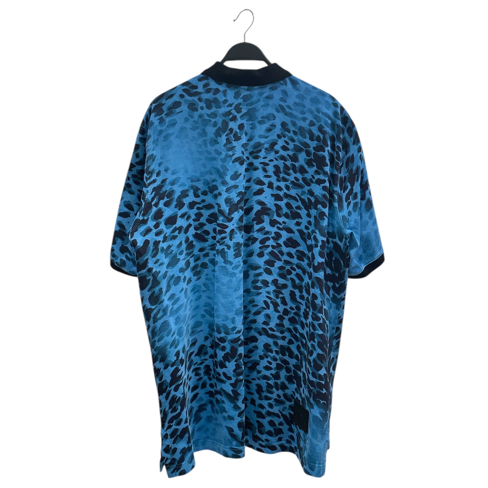 WE11DONE/Polo Shirt/M/Cotton/BLU/Animal Pattern/#211327M21200402 view 2