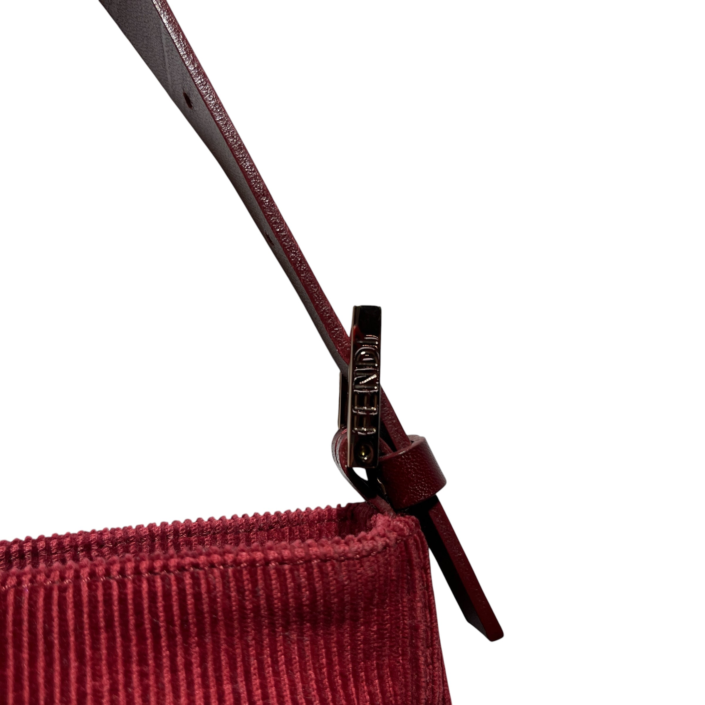 FENDI/Hand Bag/Corduroy/RED/ view 3