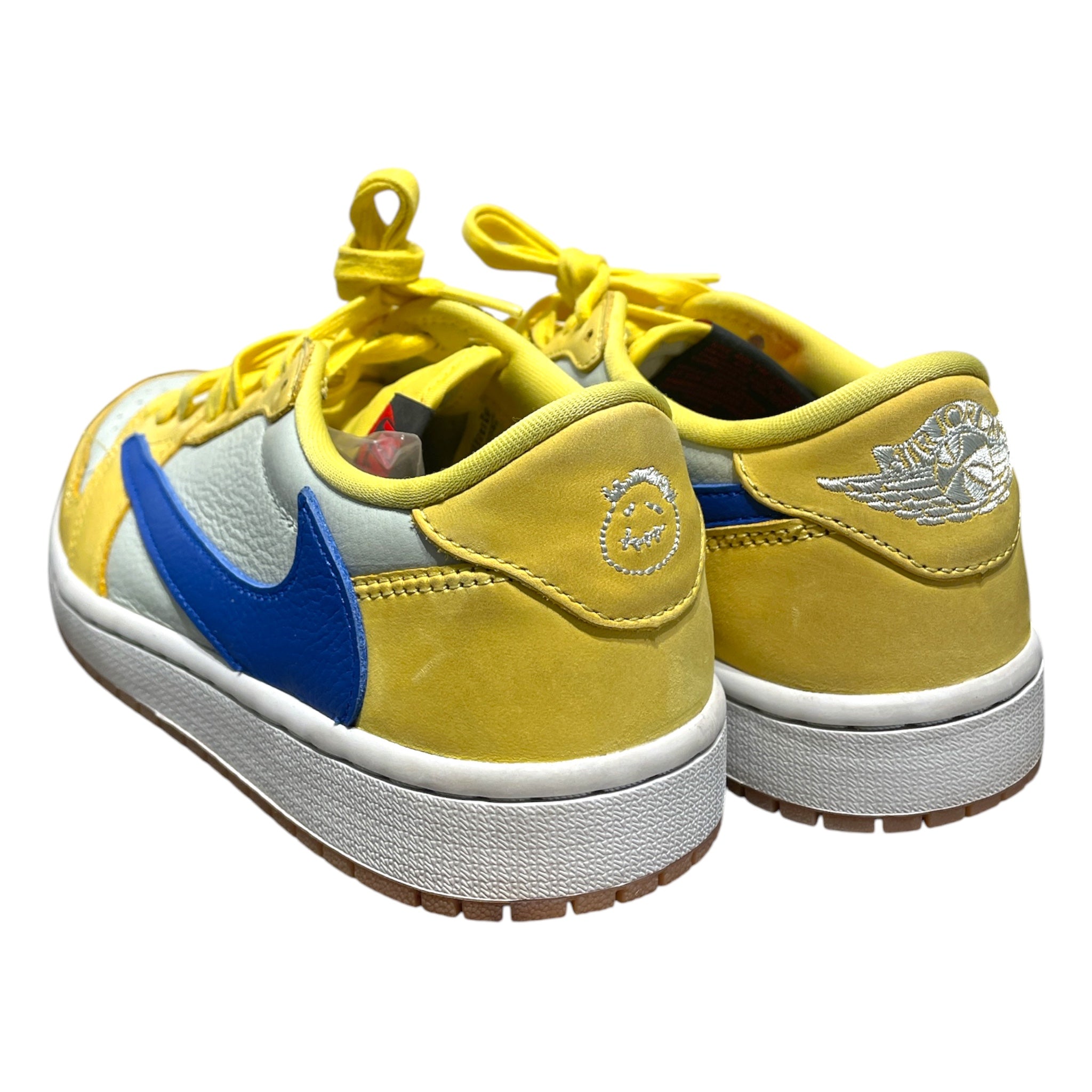 NIKE/TRAVIS SCOTT/Low-Sneakers/US 8/Leather/YEL/Jordan 1 Low Canary view 2