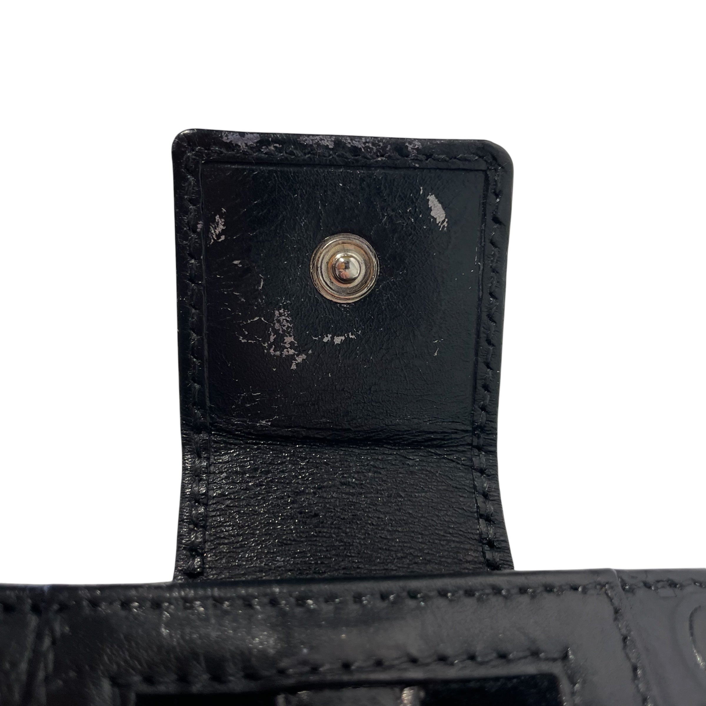 GUCCI/Wallet/Monogram/Leather/BLK/ view 7