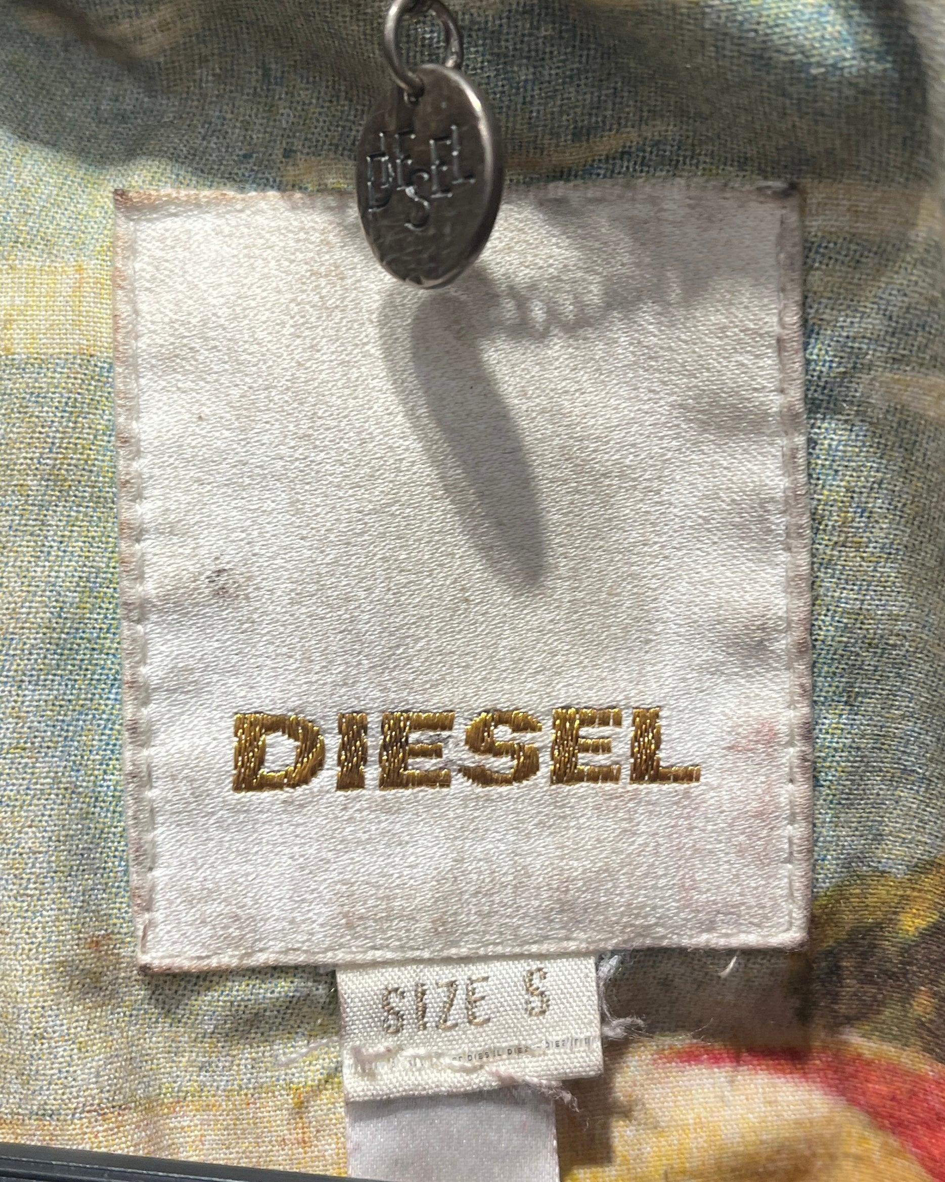 DIESEL/Leather Jkt/S/Leather/CML/ZIPPER&BUTTONS/GRAPHIC INSIDE view 4