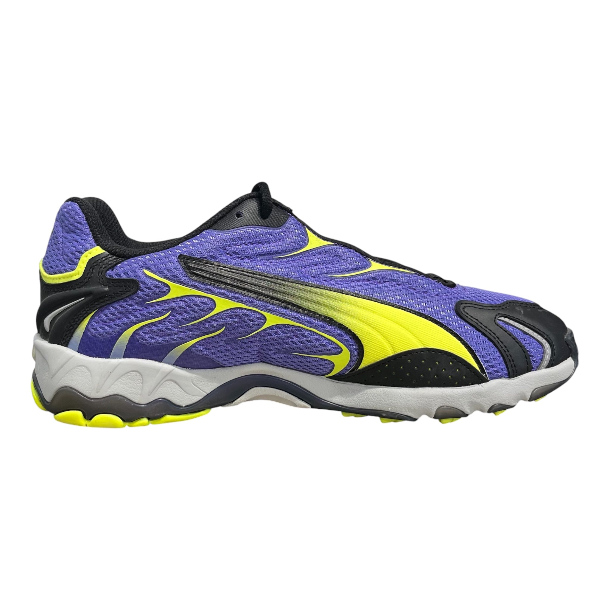 PUMA/Low-Sneakers/US 9/Nylon/PPL/HIGHLIGTER YELL ACCENTS view 5