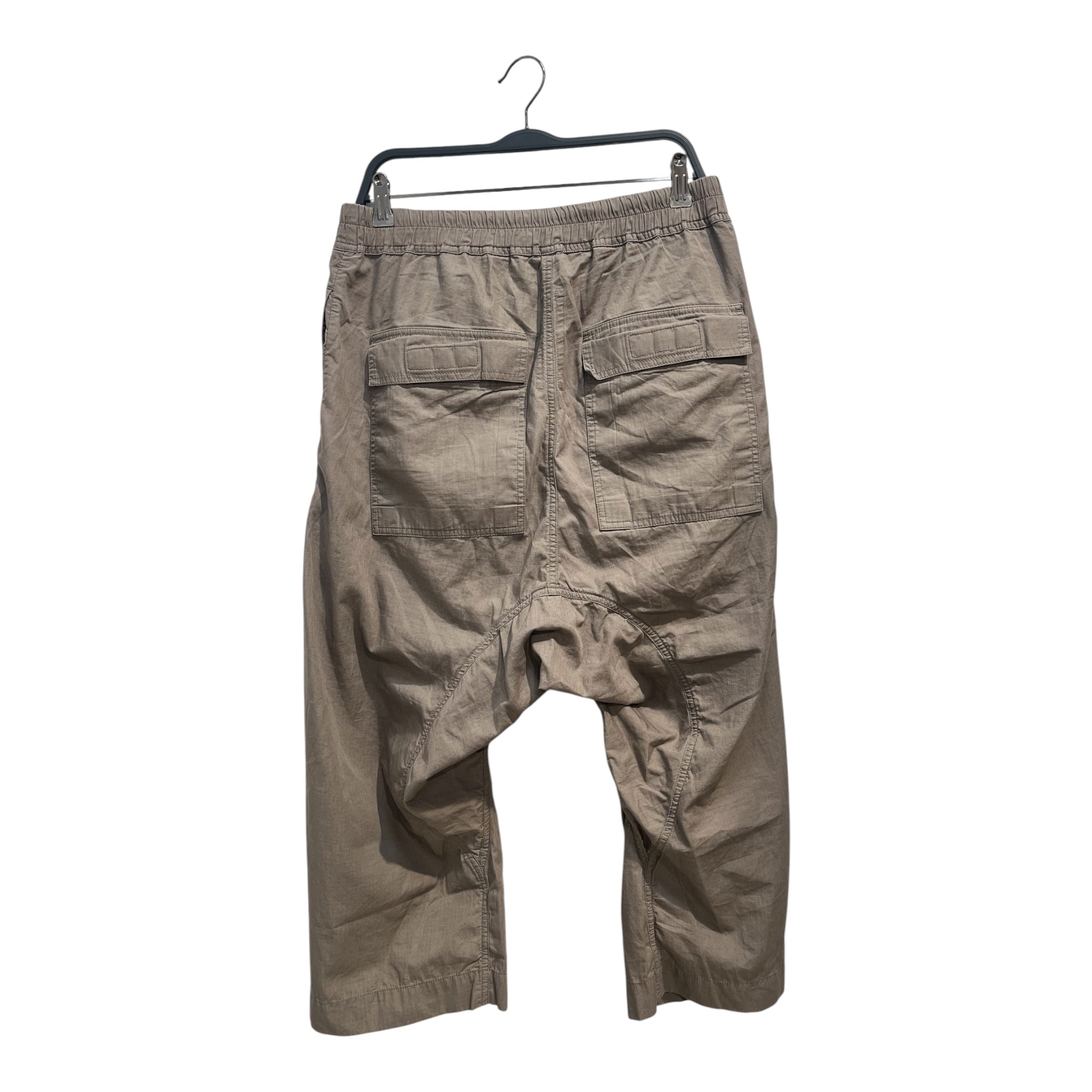 RICK OWENS DRKSHDW/Cargo Pants/M/Cotton/GRY/silky pockets view 2