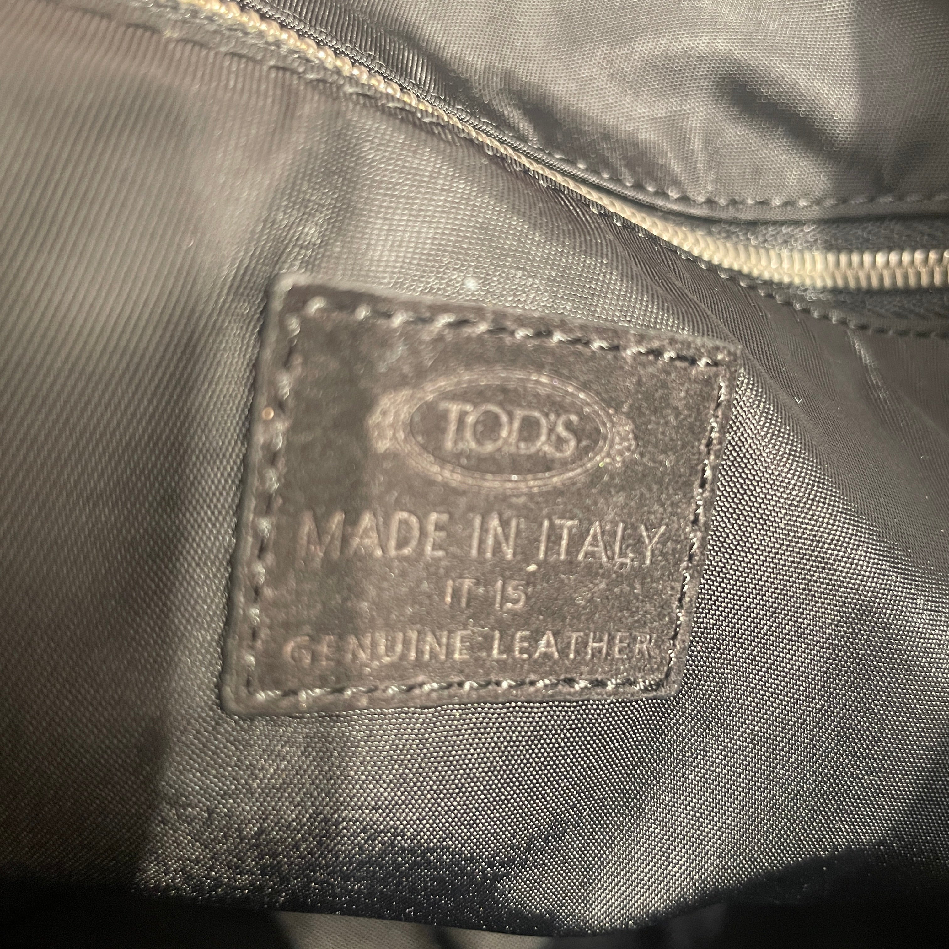TOD'S/Hand Bag/Cotton/BLK/ view 5