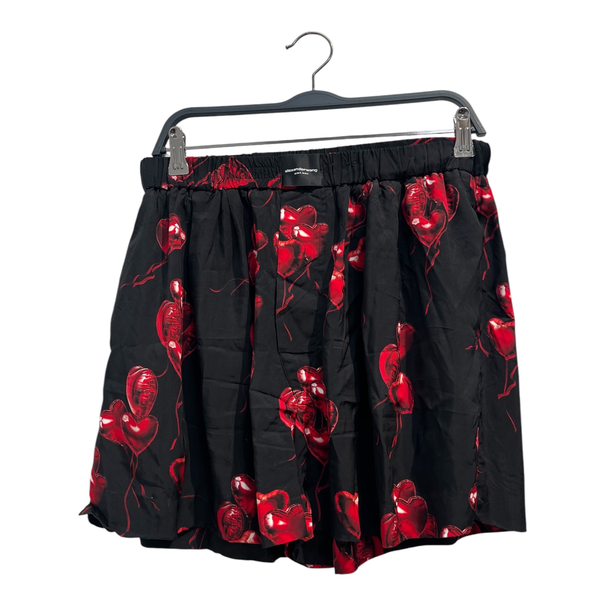 Alexander Wang/Shorts/XL/BLK/All Over Print/HEART CHERRY BALOON PRINT view 1