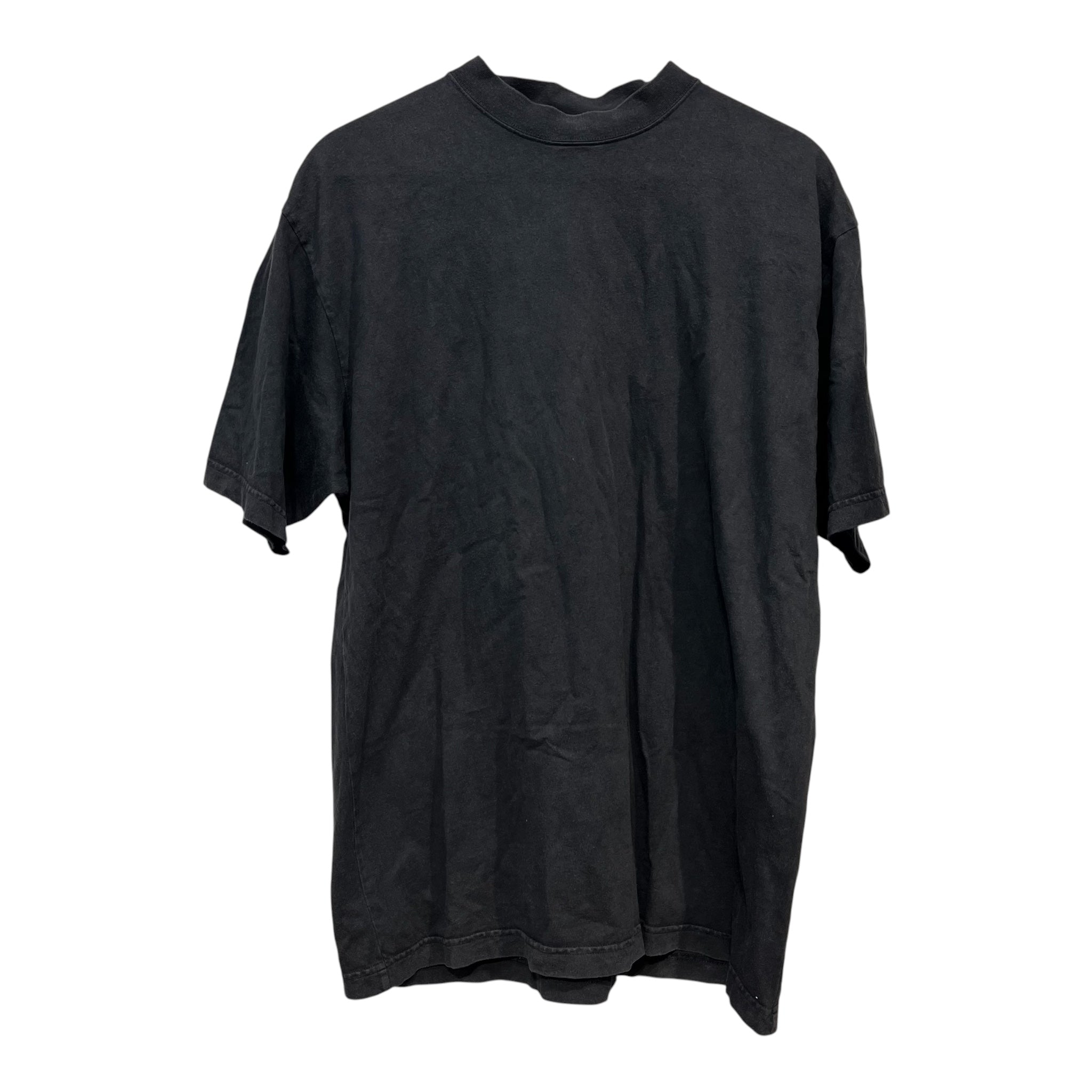 BALENCIAGA/T-Shirt/S/Cotton/BLK/FADED HAND DRAWN LOGO TEE view 3