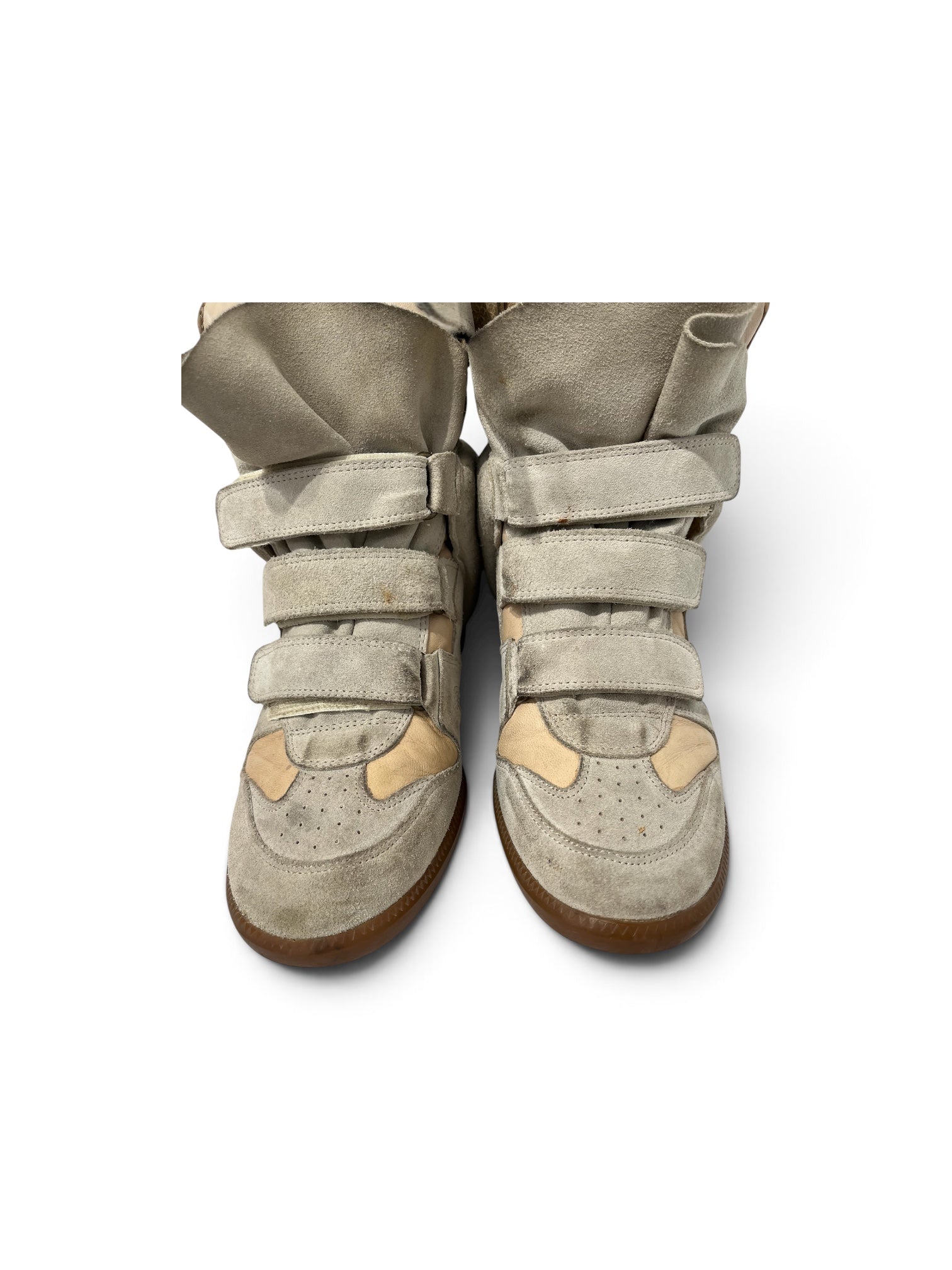 ISABEL MARANT/Hi-Sneakers/EU 40/Suede/BEG/BEKETT WEDGE SNEAKERS BEIGE view 6