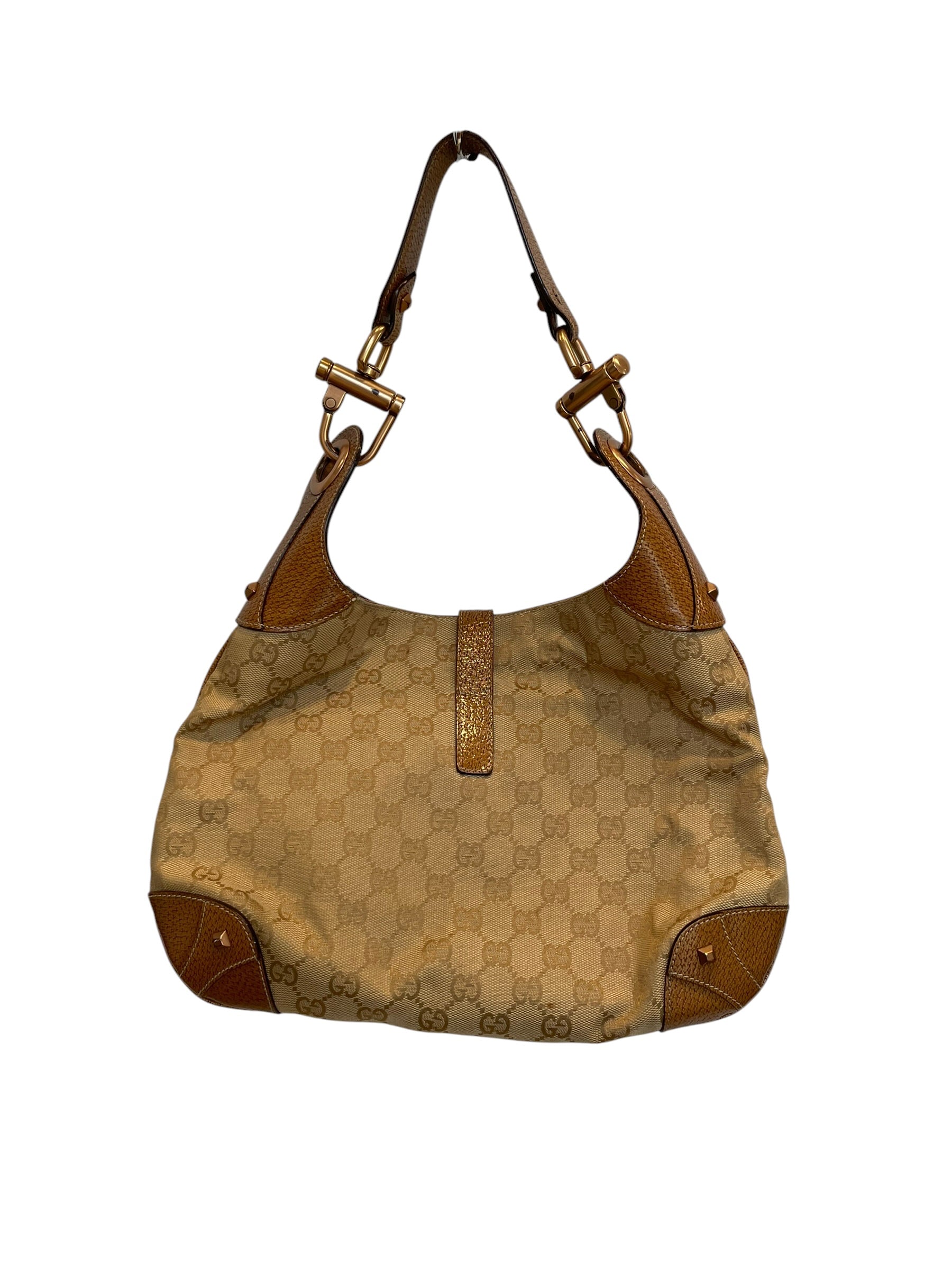 GUCCI/Hand Bag/Monogram/BEG/JACKIE vintage hobo 1961 view 2
