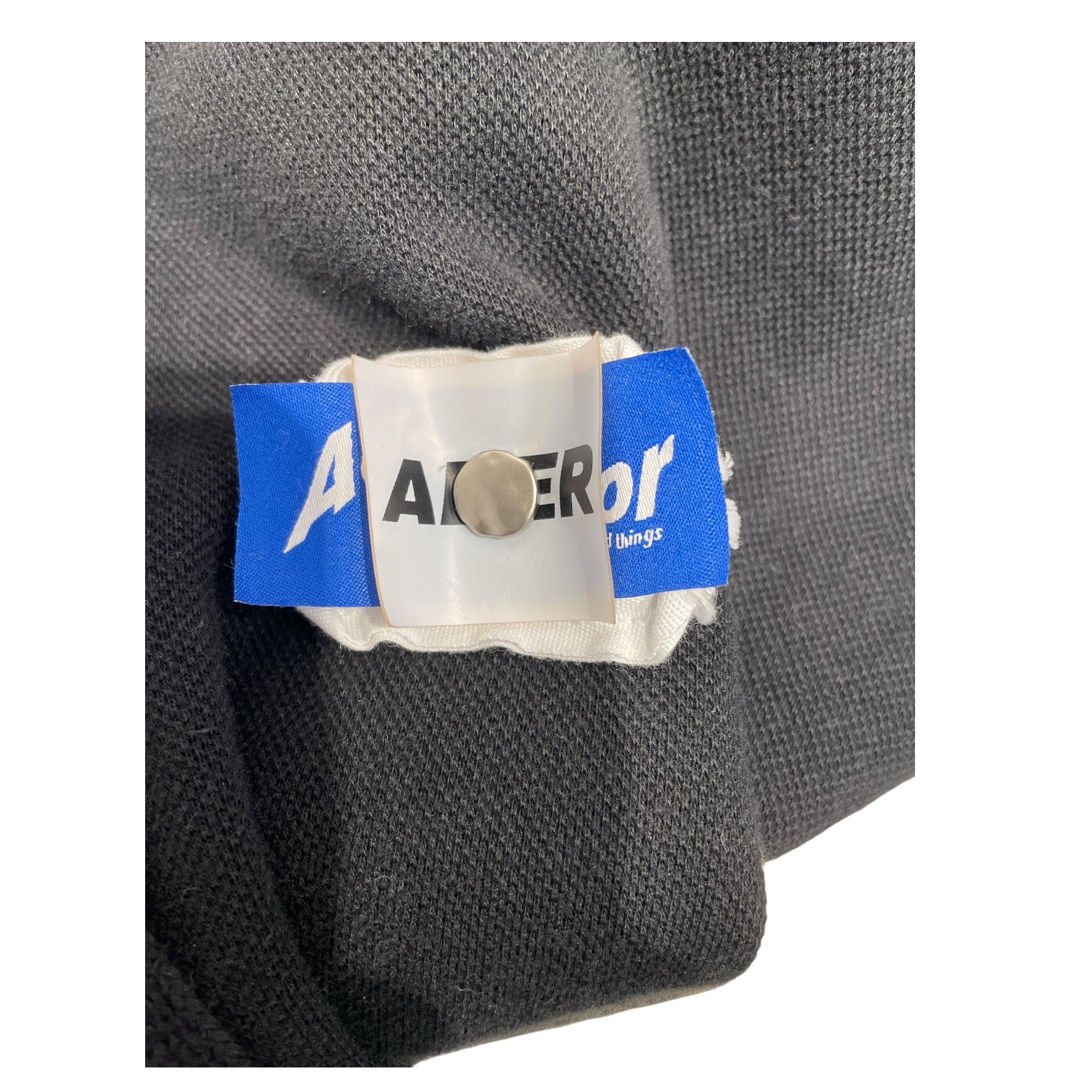 ADER ERROR/Hoodie/3/Cotton/BLK/Long Length/Button Patch view 3