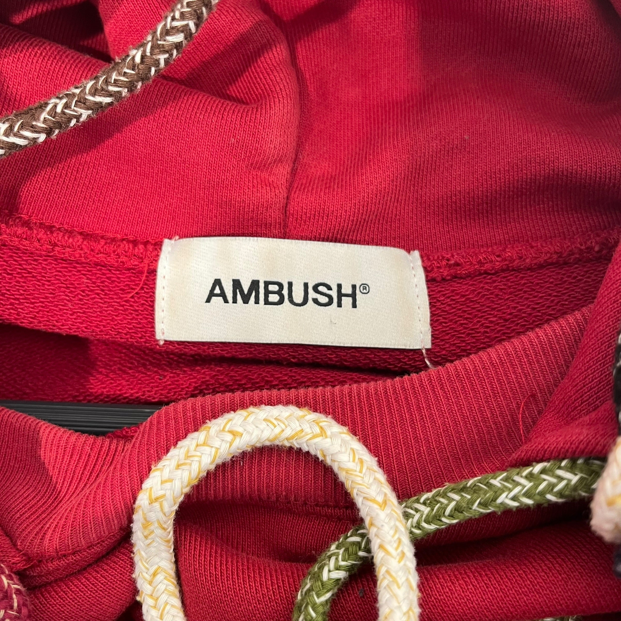 AMBUSH/Hoodie/3/Cotton/RED/Corded view 3