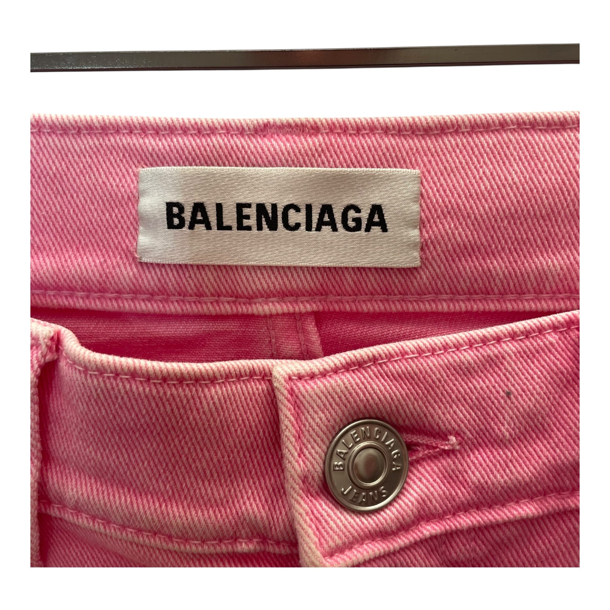 BALENCIAGA/Skinny Pants/28/Denim/PNK/557364 view 3