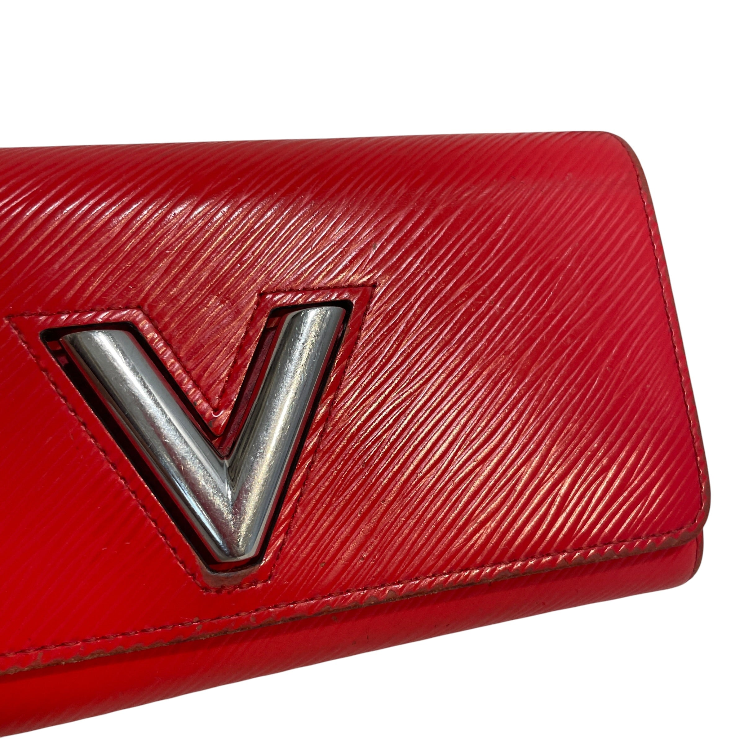 LOUIS VUITTON/Long Wallet/Leather/RED/Epi Leather Twist Wallet view 4