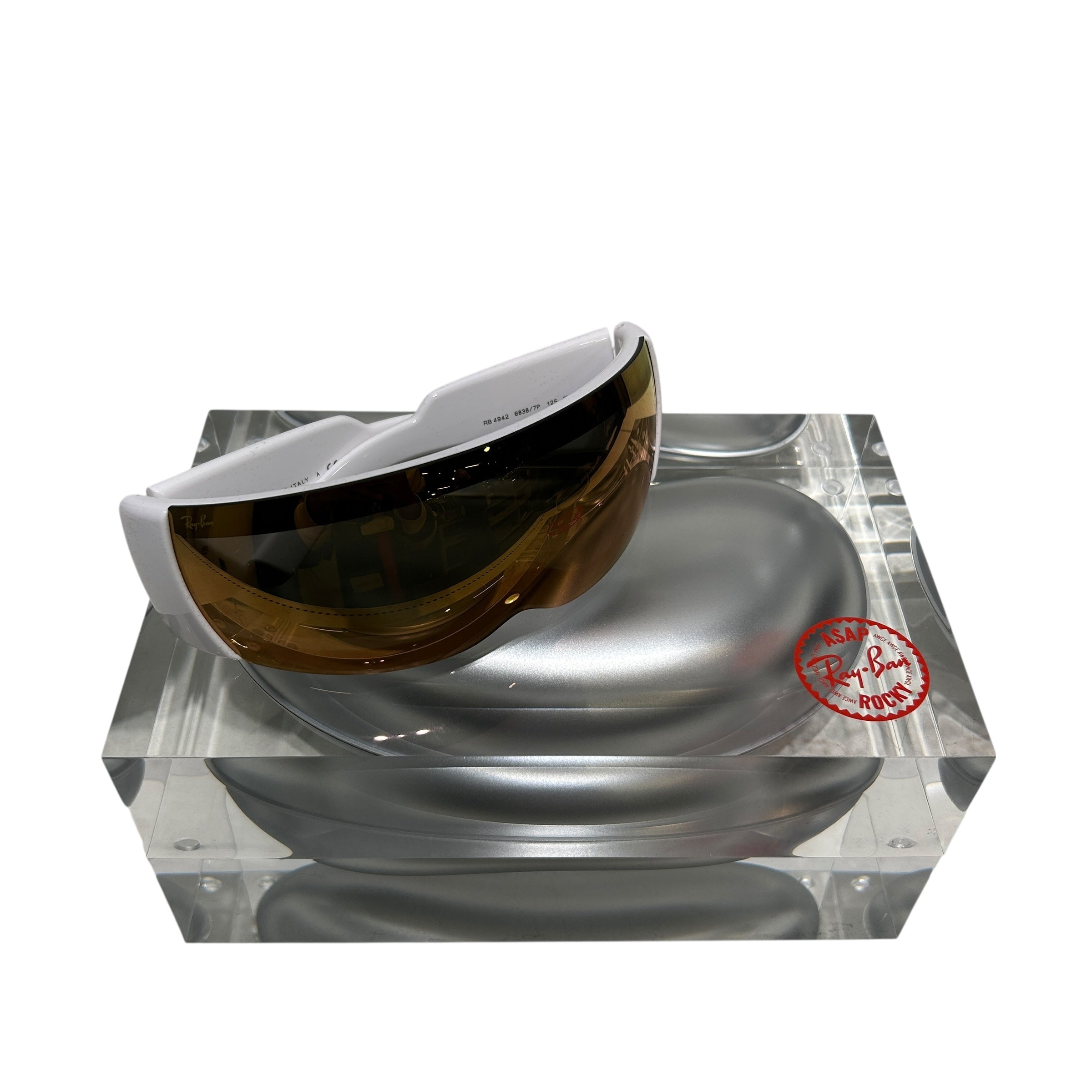 Ray-Ban/Sunglasses/Plastic/WHT/APAP ROCKY ULTRA WRAP 002 view 4