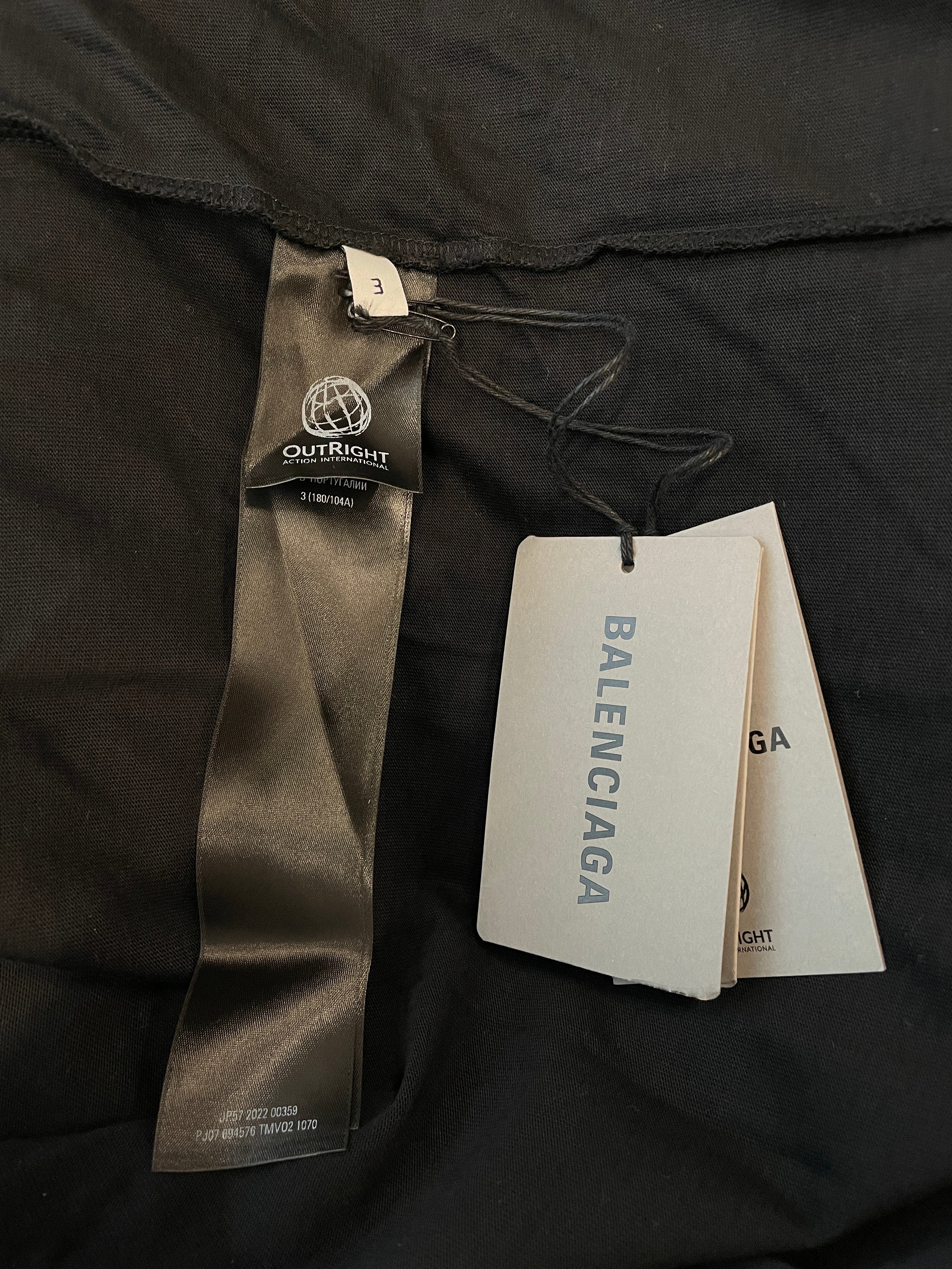 BALENCIAGA/T-Shirt/3/Cotton/BLK/2022 BOY/GIRL PRIDE view 4