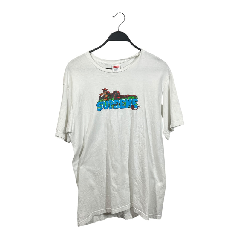 Supreme/T-Shirt/L/Cotton/WHT/catwoman