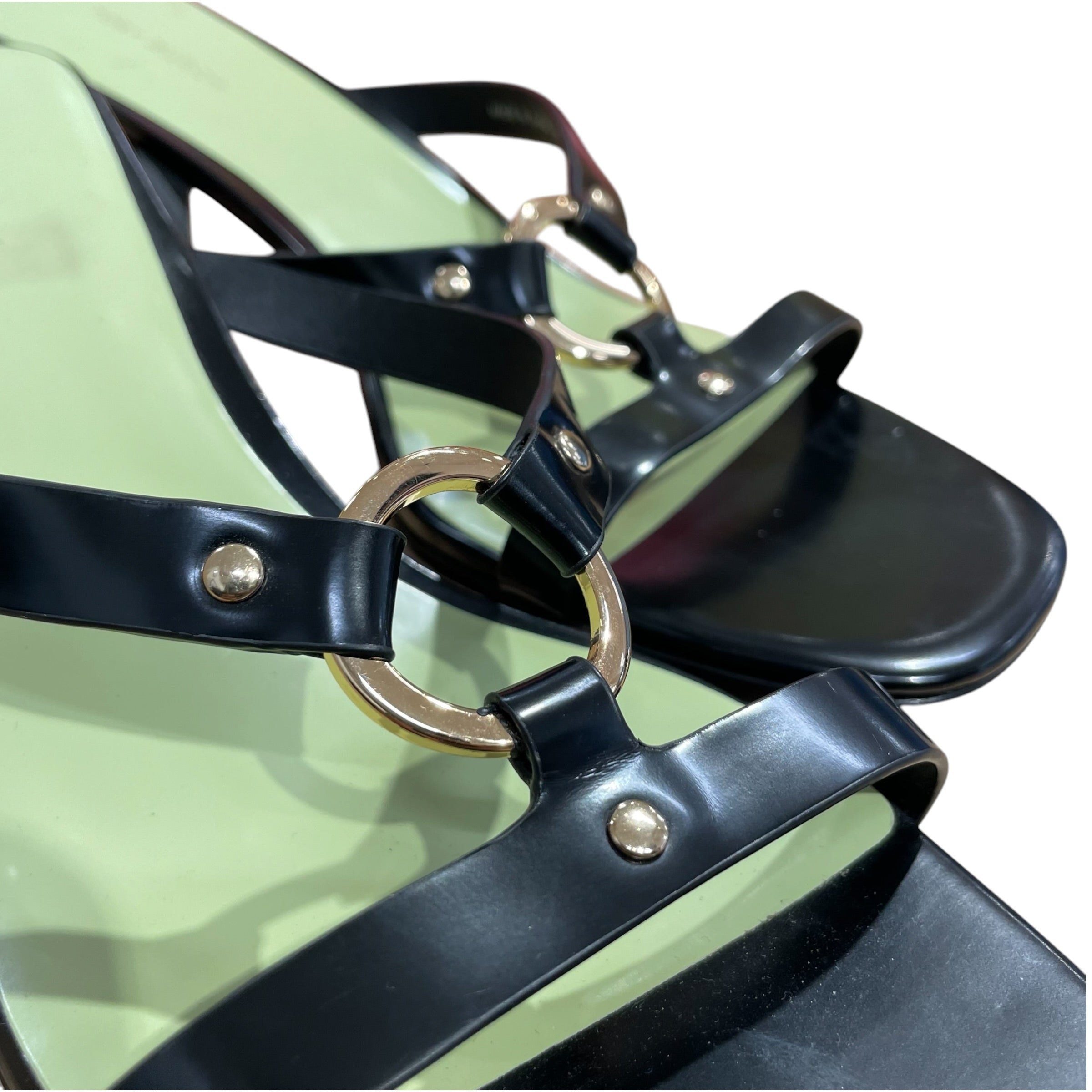 TORY BURCH/Flat Shoes/US 10/BLK/Ring Heel Flats view 6