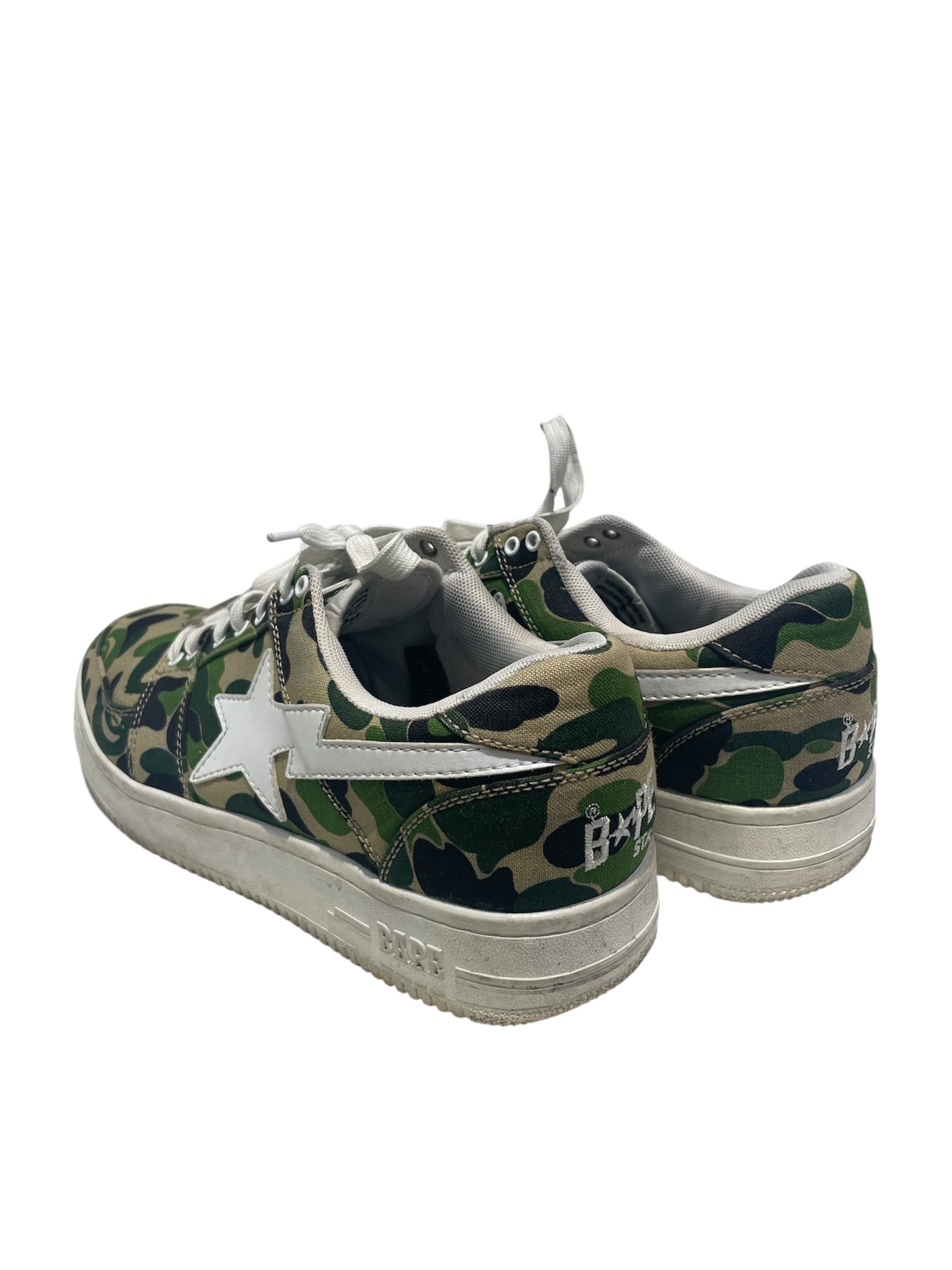 BAPE STA!/Low-Sneakers/US 10.5/All Over Print/Cotton/GRN/bape camo shoes view 2
