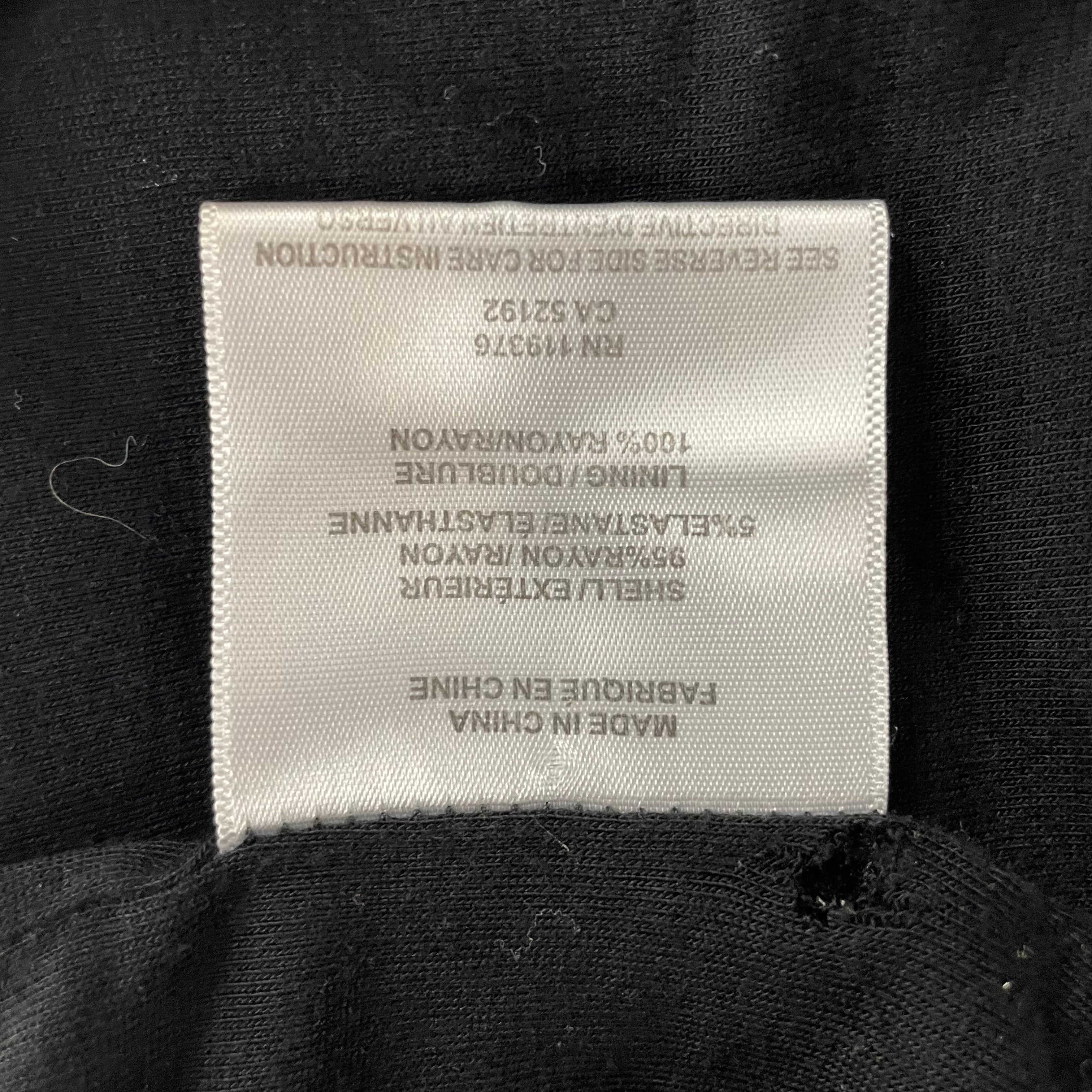 Helmut Lang/Zip Up Hoodie/S/All Over Print/Cotton/BLK/TERA HOODIE view 4