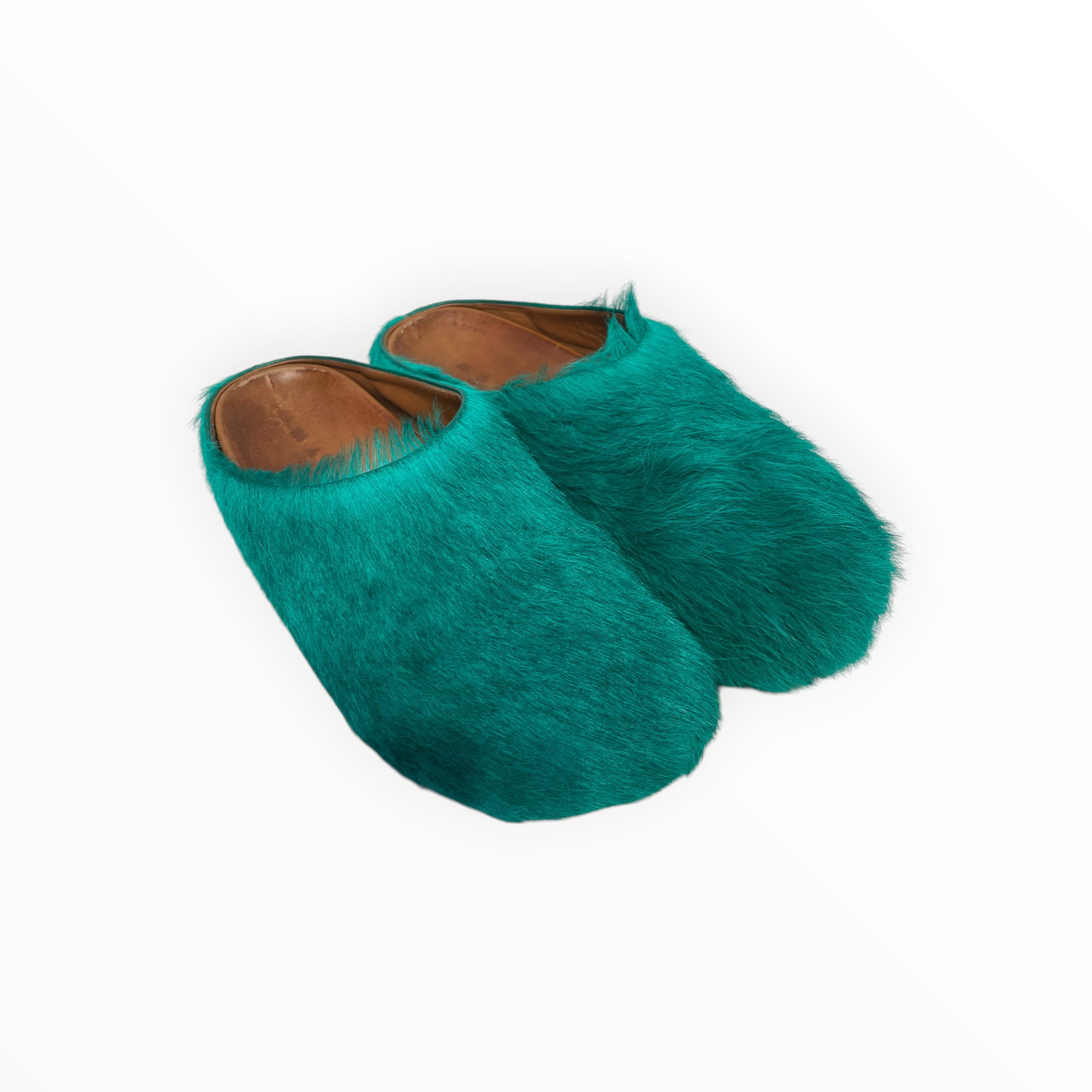 MARNI/Shoes/EU 43/Fake Fur/GRN/fussbett view 1