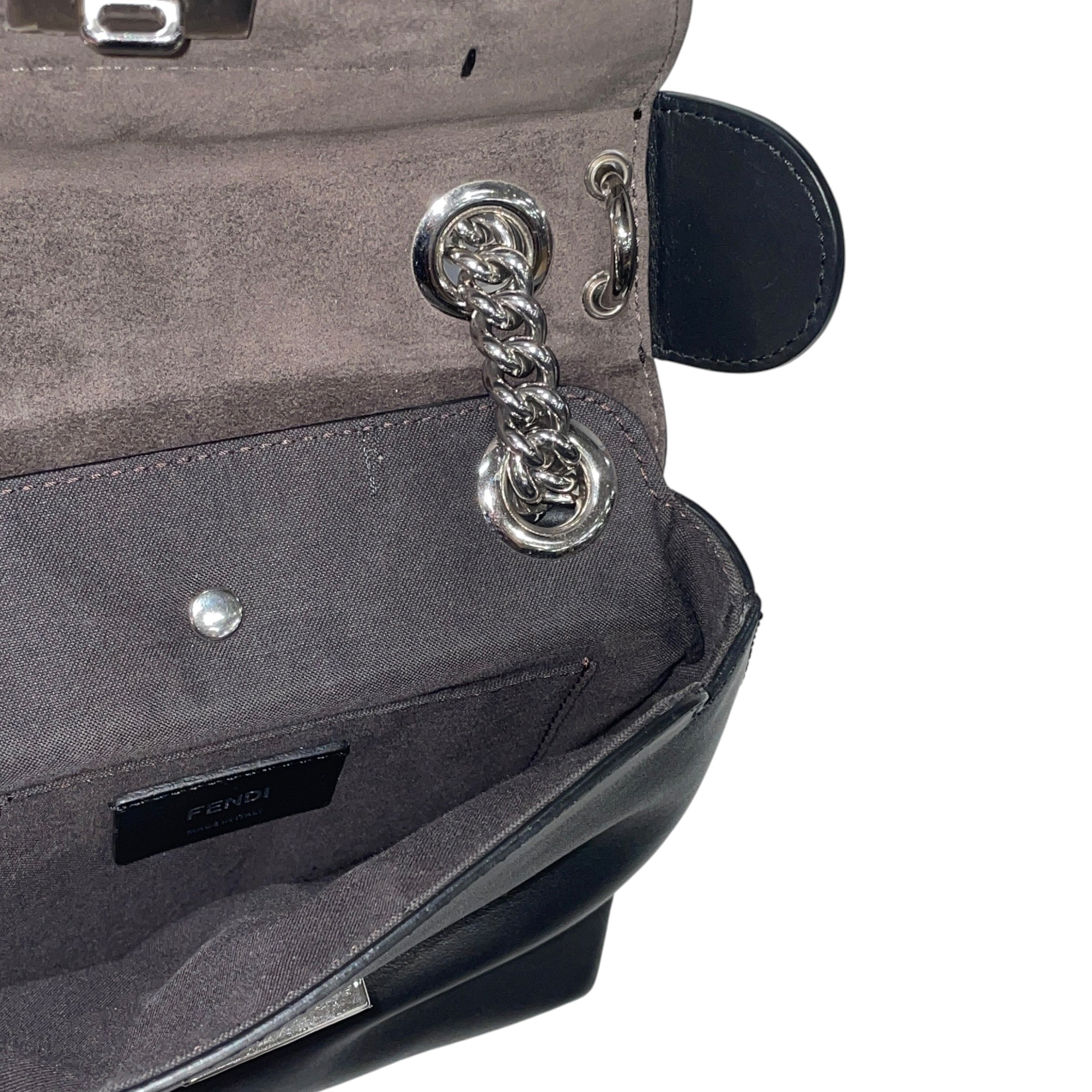 FENDI/Cross Body Bag/Leather/BLK/BACK TO SCHOOL MINI view 9