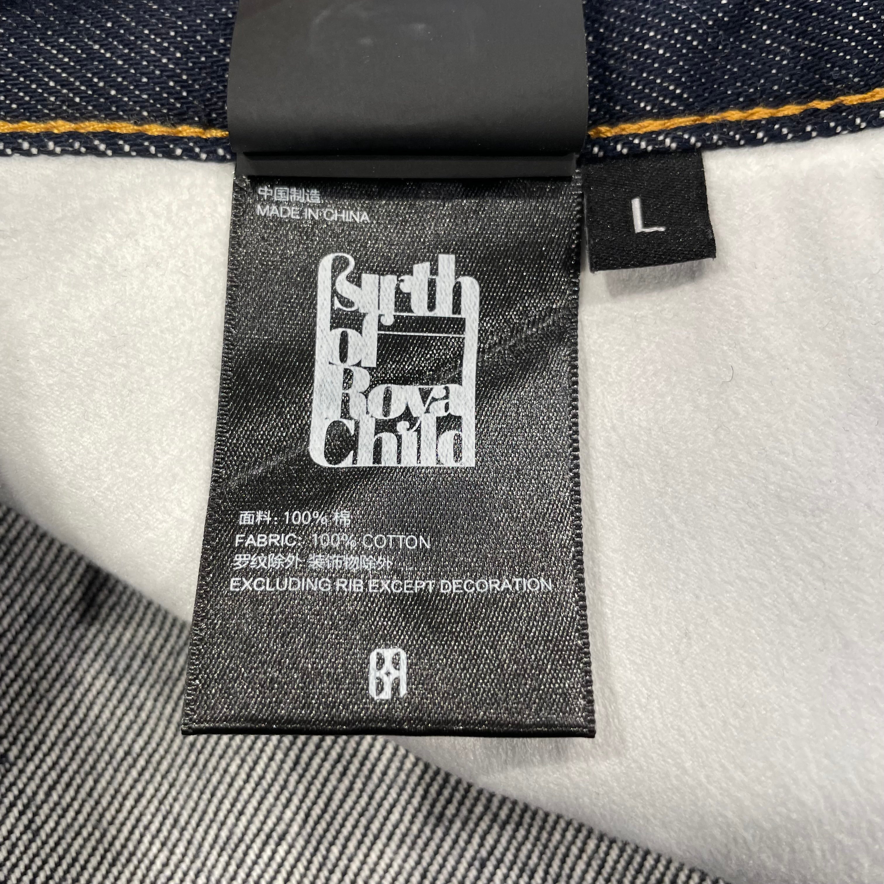 Birth Of Royal Child/Pants/L/Denim/NVY/RHINESTONE view 7