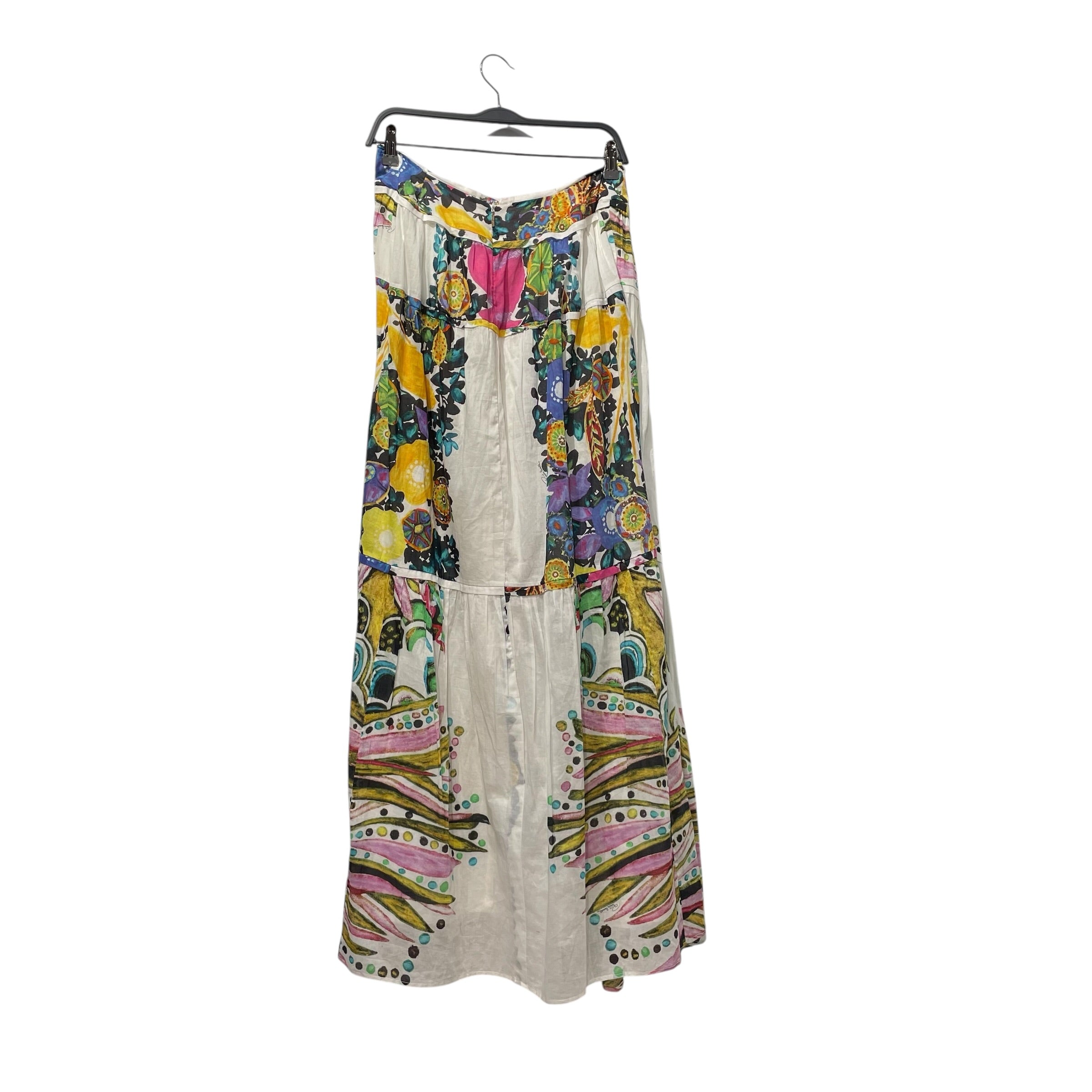 roberto cavalli/Long Skirt/XL/All Over Print/Cotton/WHT/ view 2