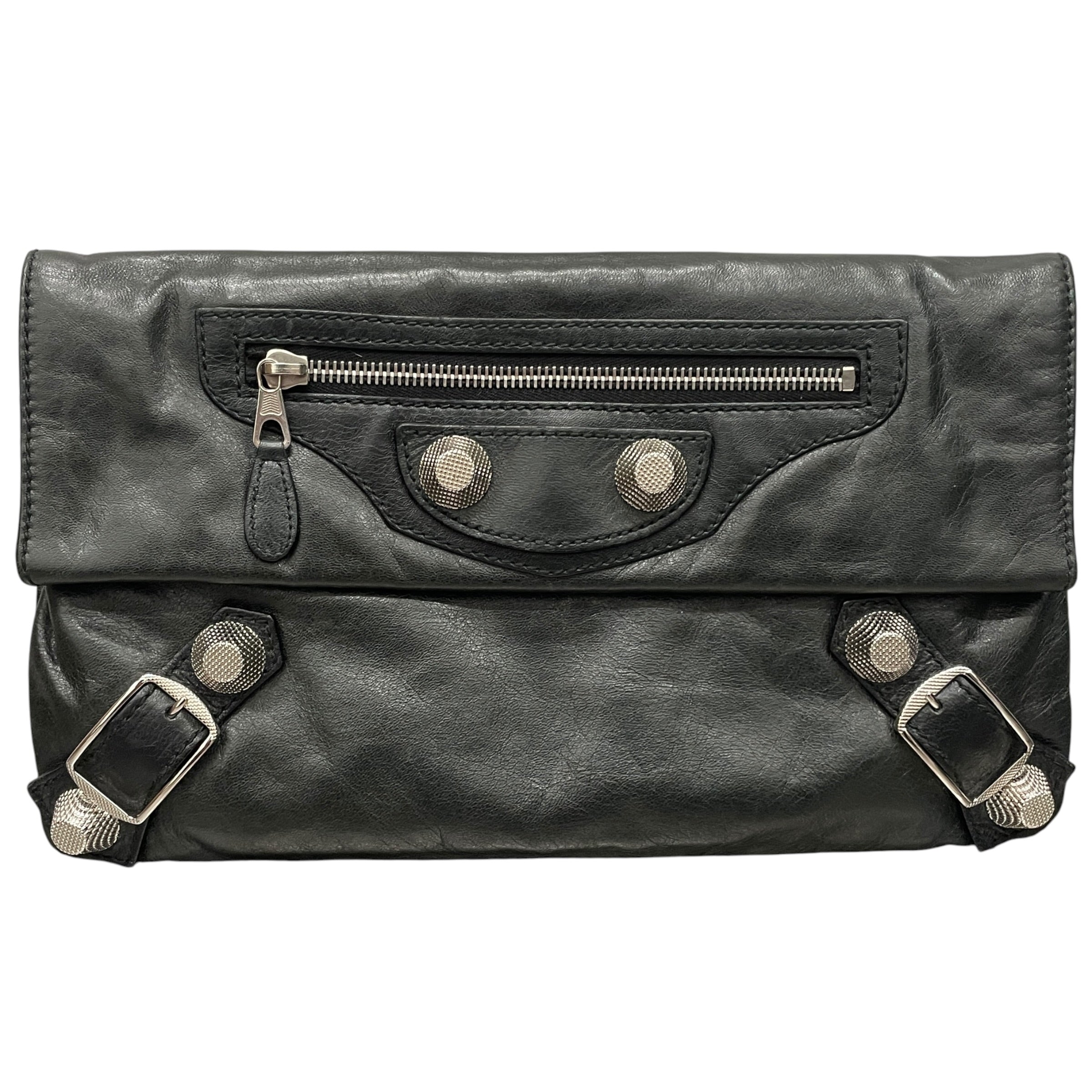BALENCIAGA/Clutch Bag/Leather/BLK/CITY ENVELOPE CLUTCH view 1