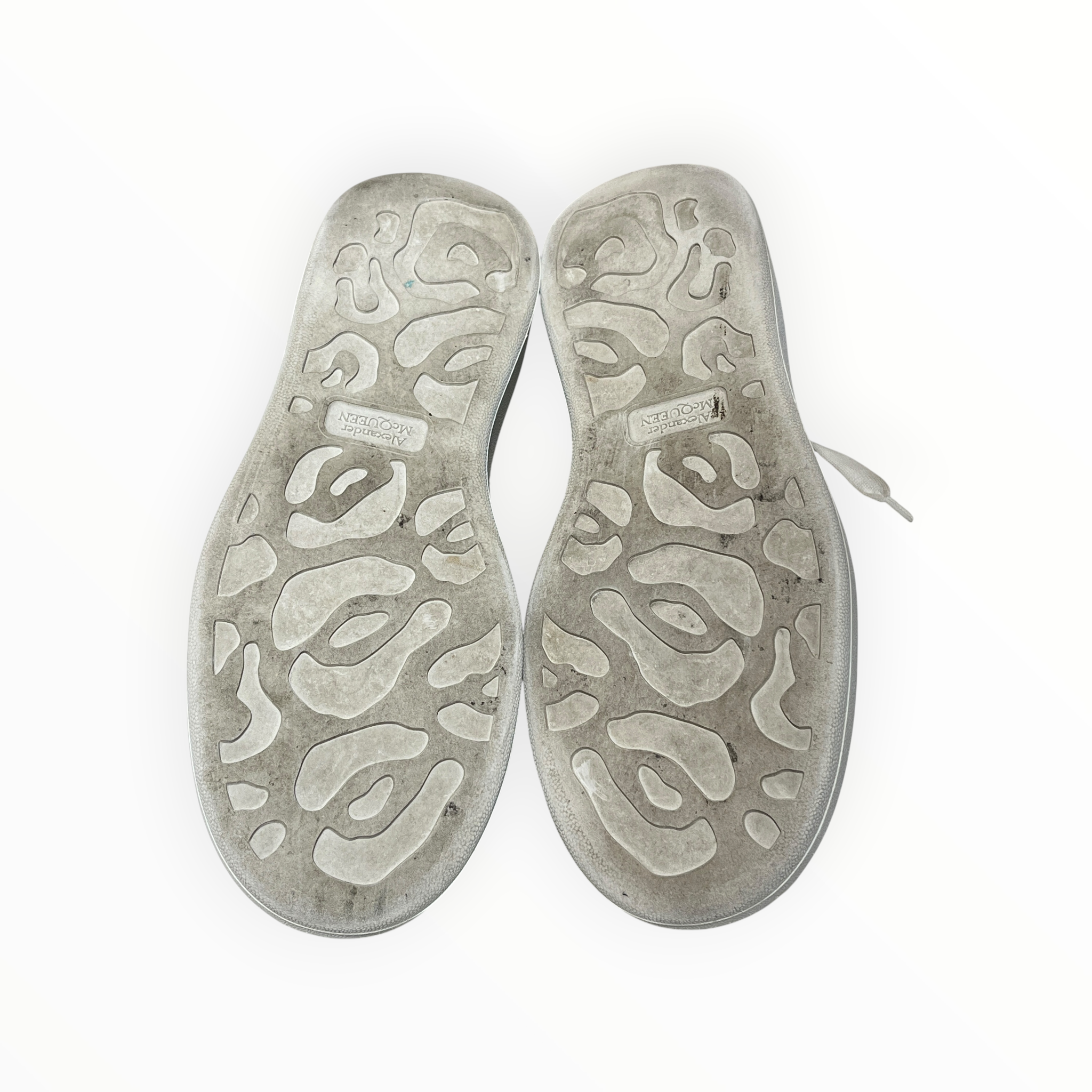 Alexander McQueen/Low-Sneakers/EU 42/Leather/WHT/mesh sneaker view 4
