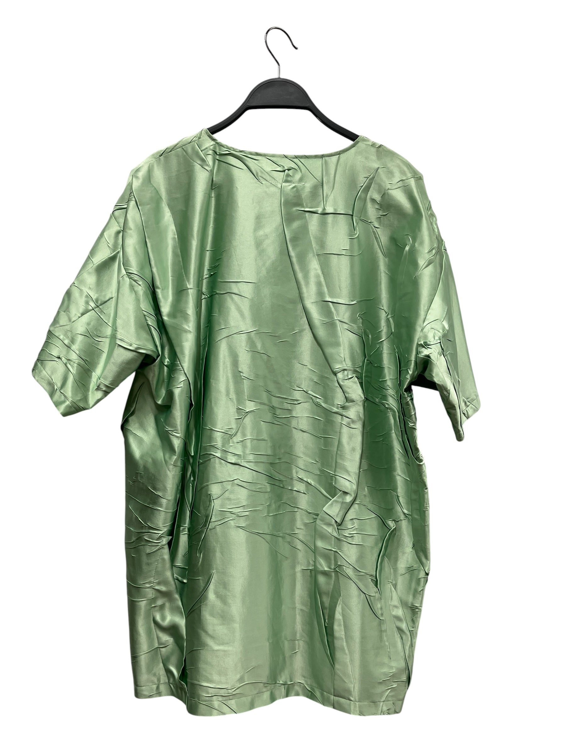 MM6/SS Blouse/42/Polyester/GRN/CRINKLE EFFECT BLOUSE view 2