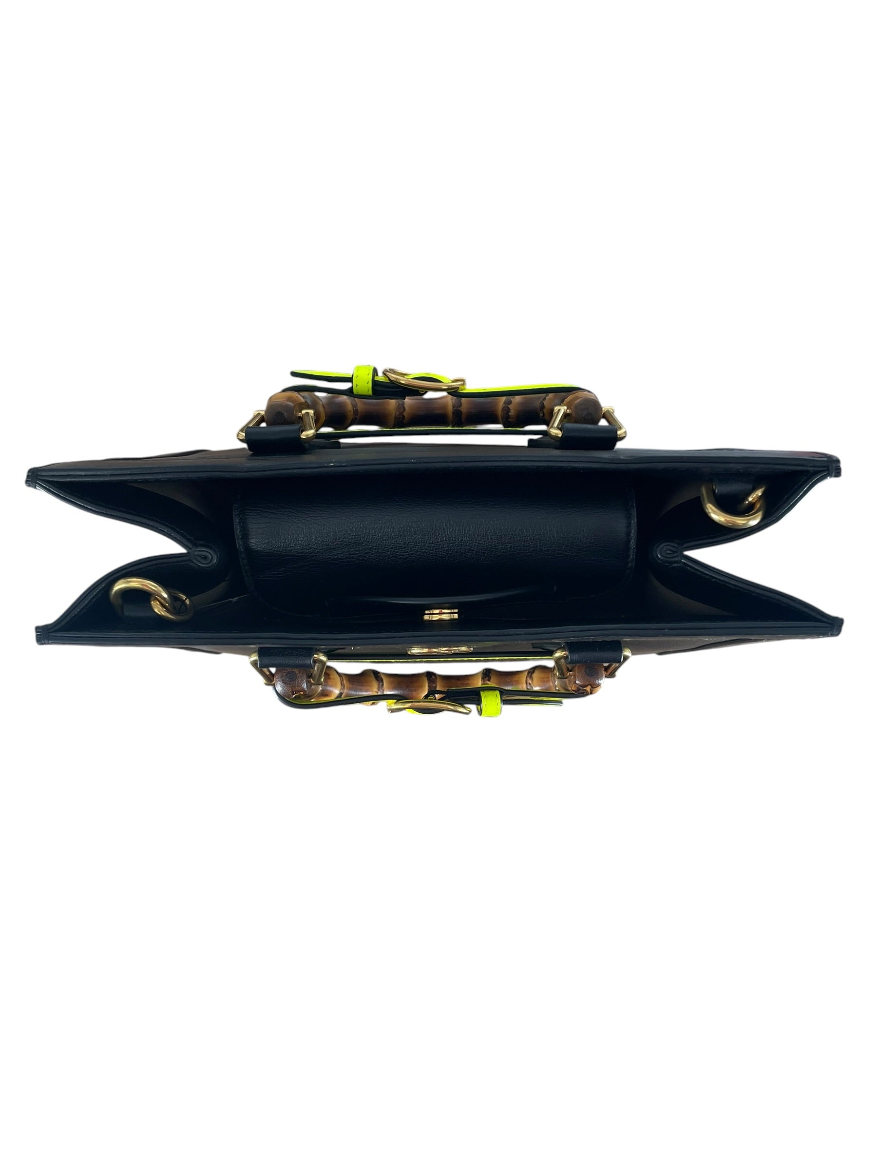 GUCCI/Bag/Leather/BLK/DIANE NM WITH NEON STRAP view 5