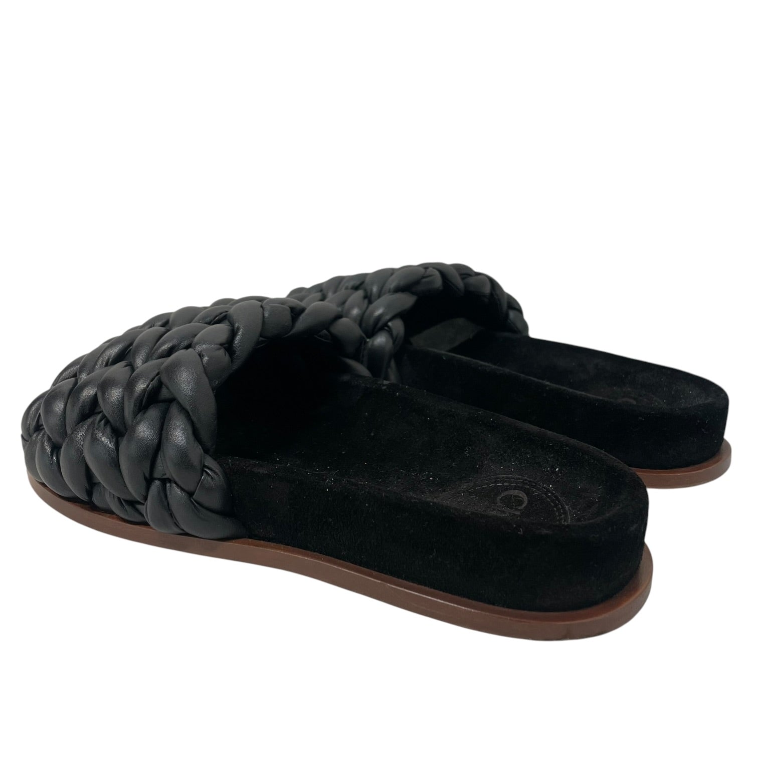 Chloe/Shoes/EU 36/Suede/BLK/BRAIDED SLIDES view 2