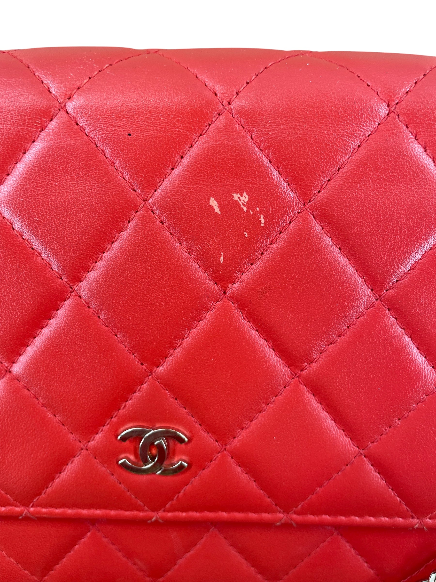 CHANEL/Cross Body Bag/Leather/ORN/2456736  Gld Hrdwre tiny c frt view 6